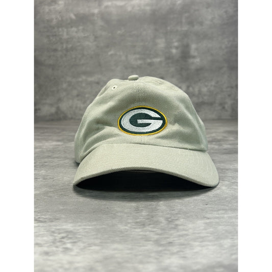 Vintage Green Bay Packers NFL Embroidered Logo Football Strapback Hat OSFA