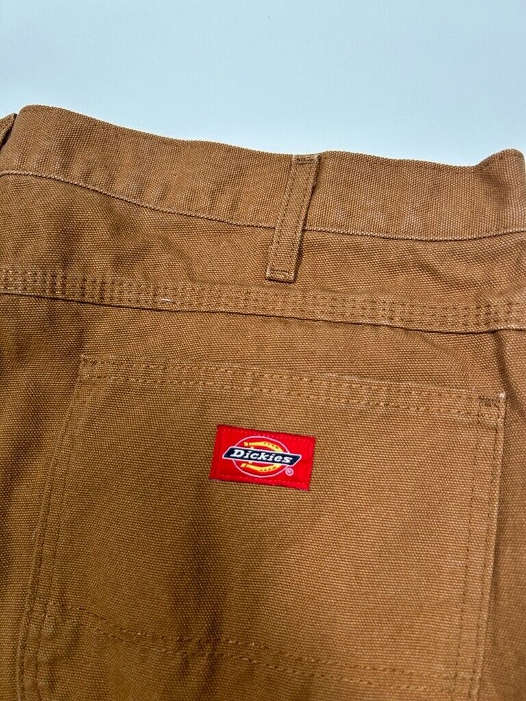 Vintage Dickies Canvas Workwear Style Carpenter Pants Size 38W Beige