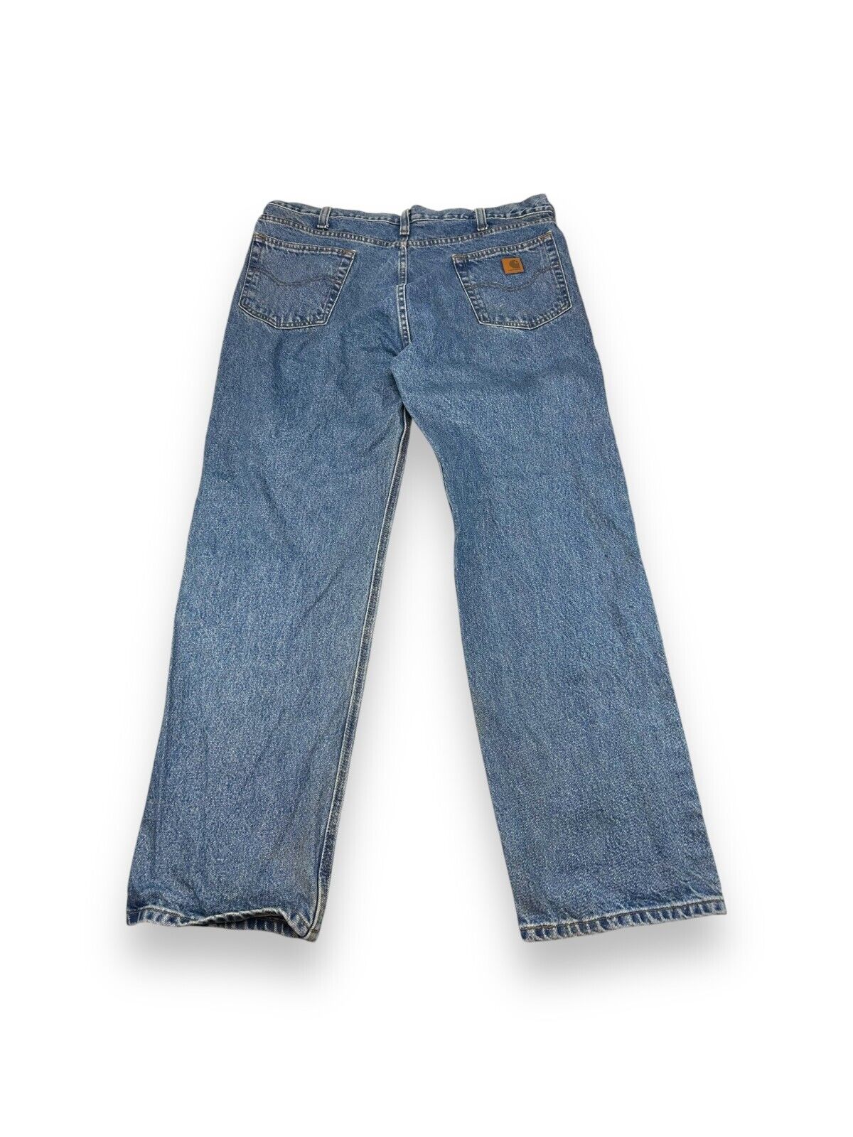 Vintage Carhartt Relaxed Fit Dark Wash Denim Work Wear Pants Size 40W Blue