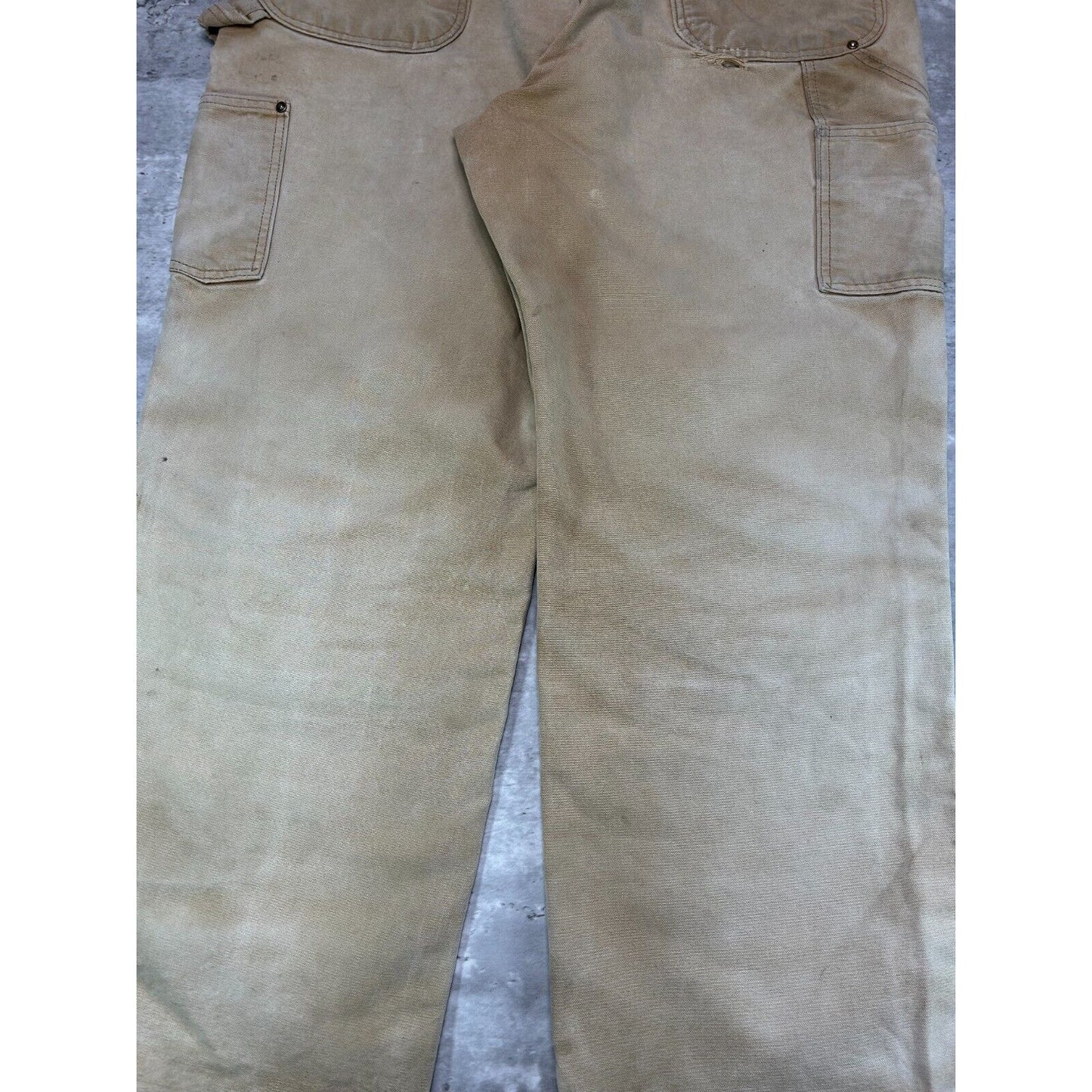 Carhartt Loose Original Fit Canvas Workwear Double Knee Carpenter Pants Size 38