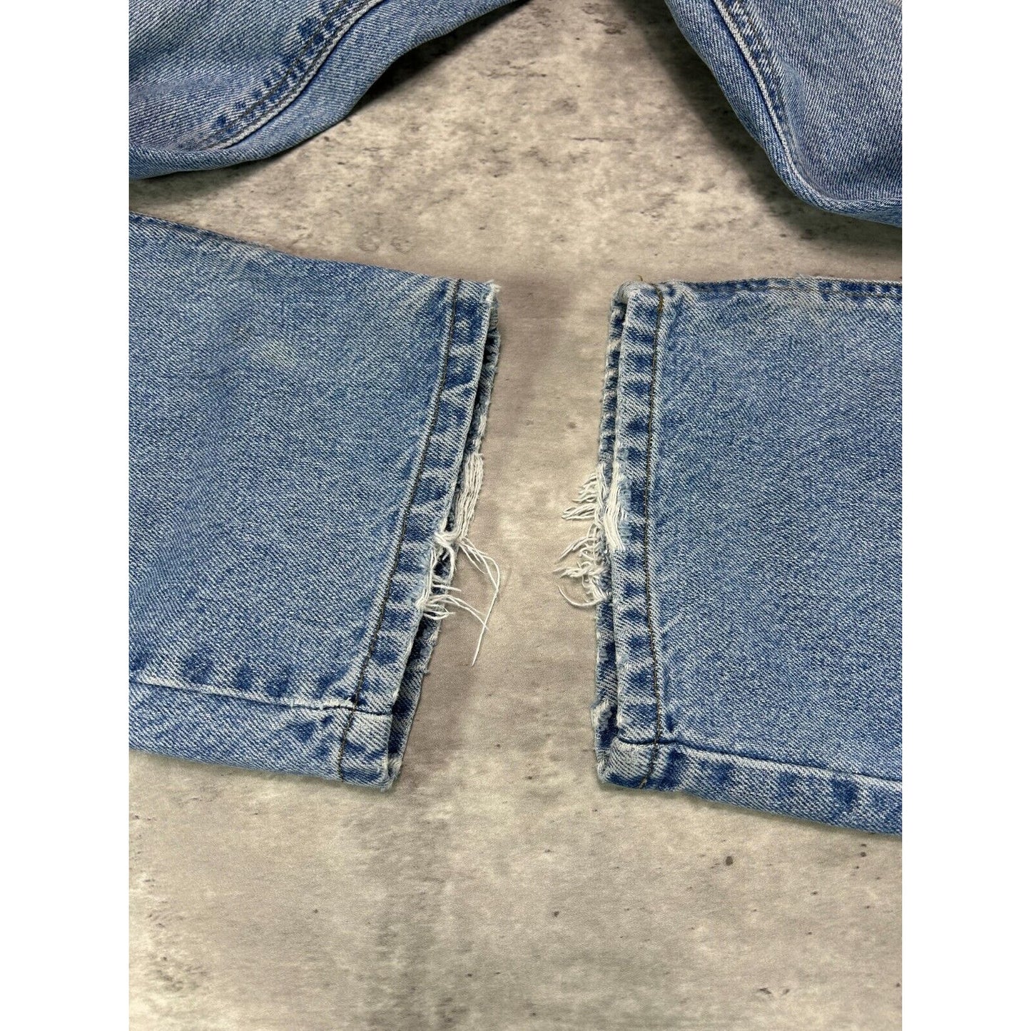 Vintage Carhartt Light Wash Denim Workwear Pants Size 38 Blue