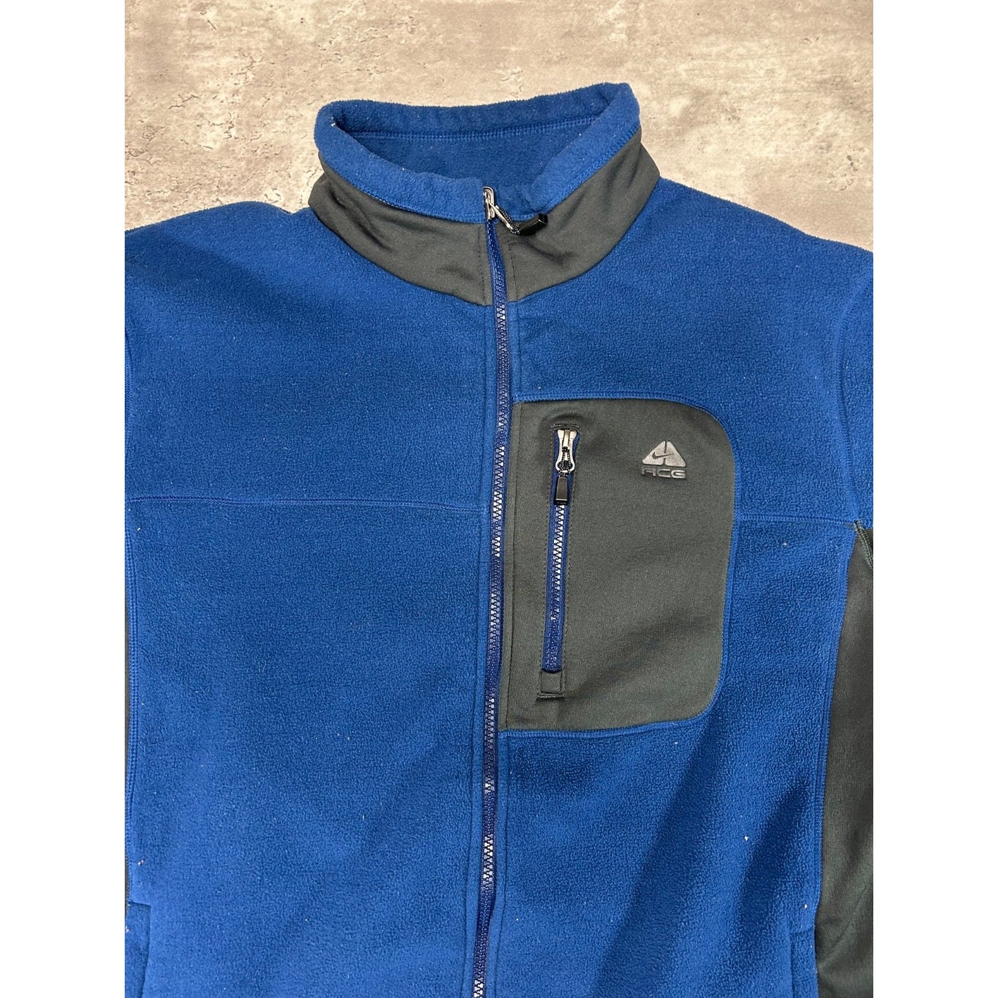 Vintage 2000s Nike ACG Embroidered Logo Full Zip Fleece Sweatshirt Size Large