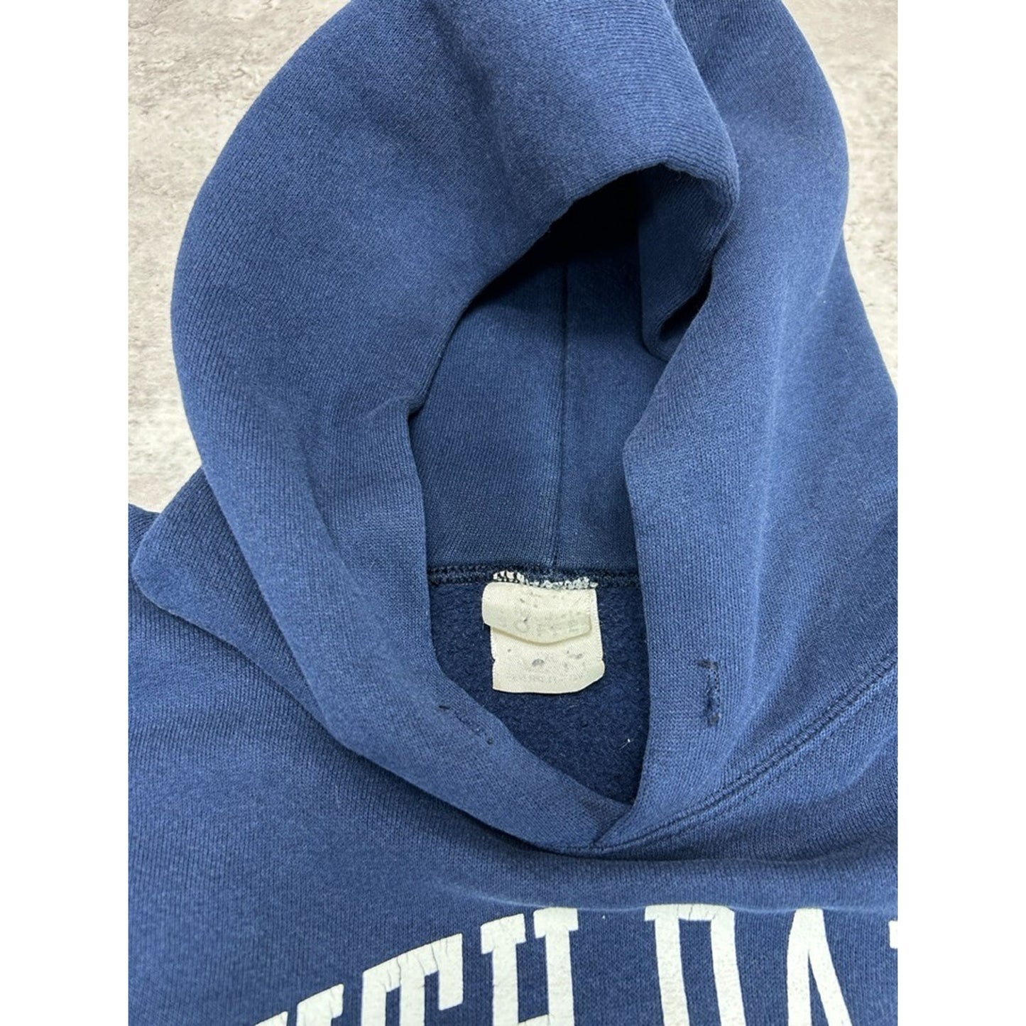 Vintage South Dakota State NCAA Collegiate Crest Hooded Sweatshirt Size XXL Blue