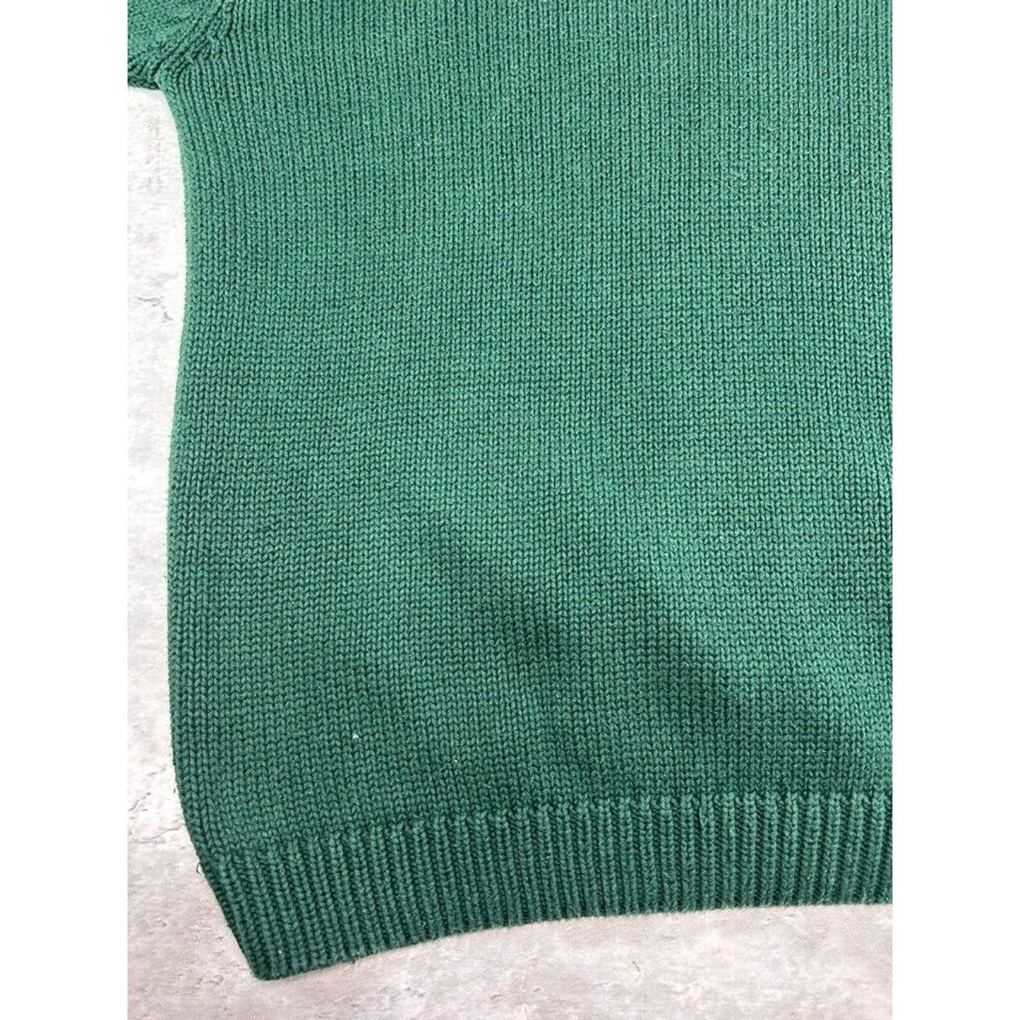 Vintage Eddie Bauer Ribbed Pullover Knit Sweater Size XL Green