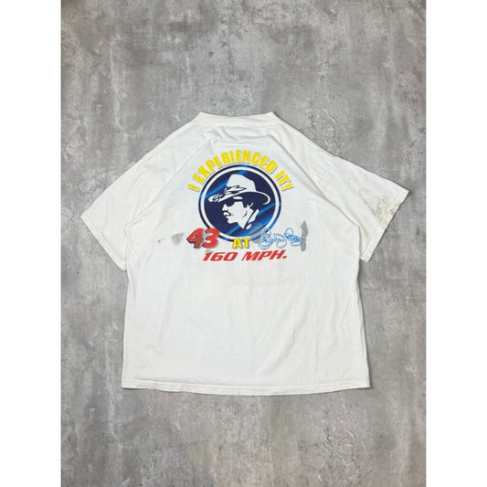 Vintage 90s Richard Petty STP Racing Inside The Ride Nascar T-Shirt Size 2XL