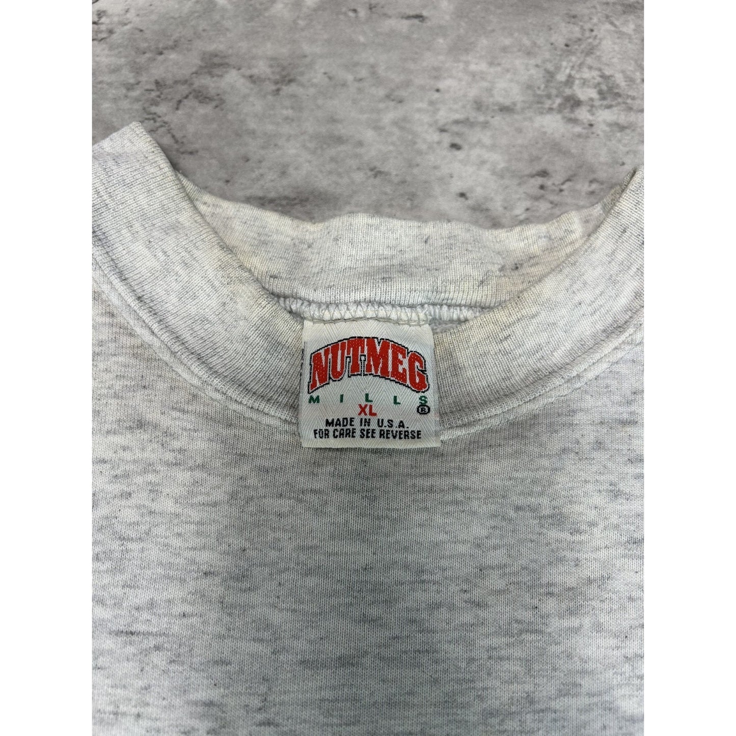 Vintage 90s Anaheim Ducks NHL Graphic Spellout Logo Hockey Sweatshirt Size XL