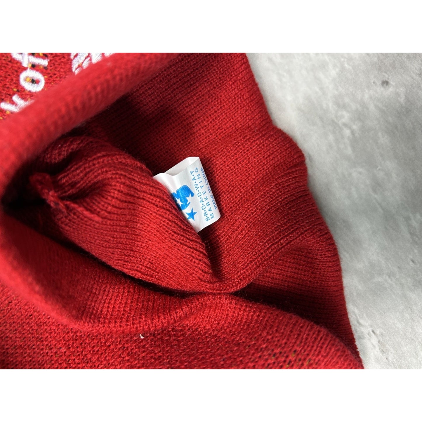 Vintage RPI 36th Annual Big Red Freak Out Flame Graphic Beanie Hat OSFA