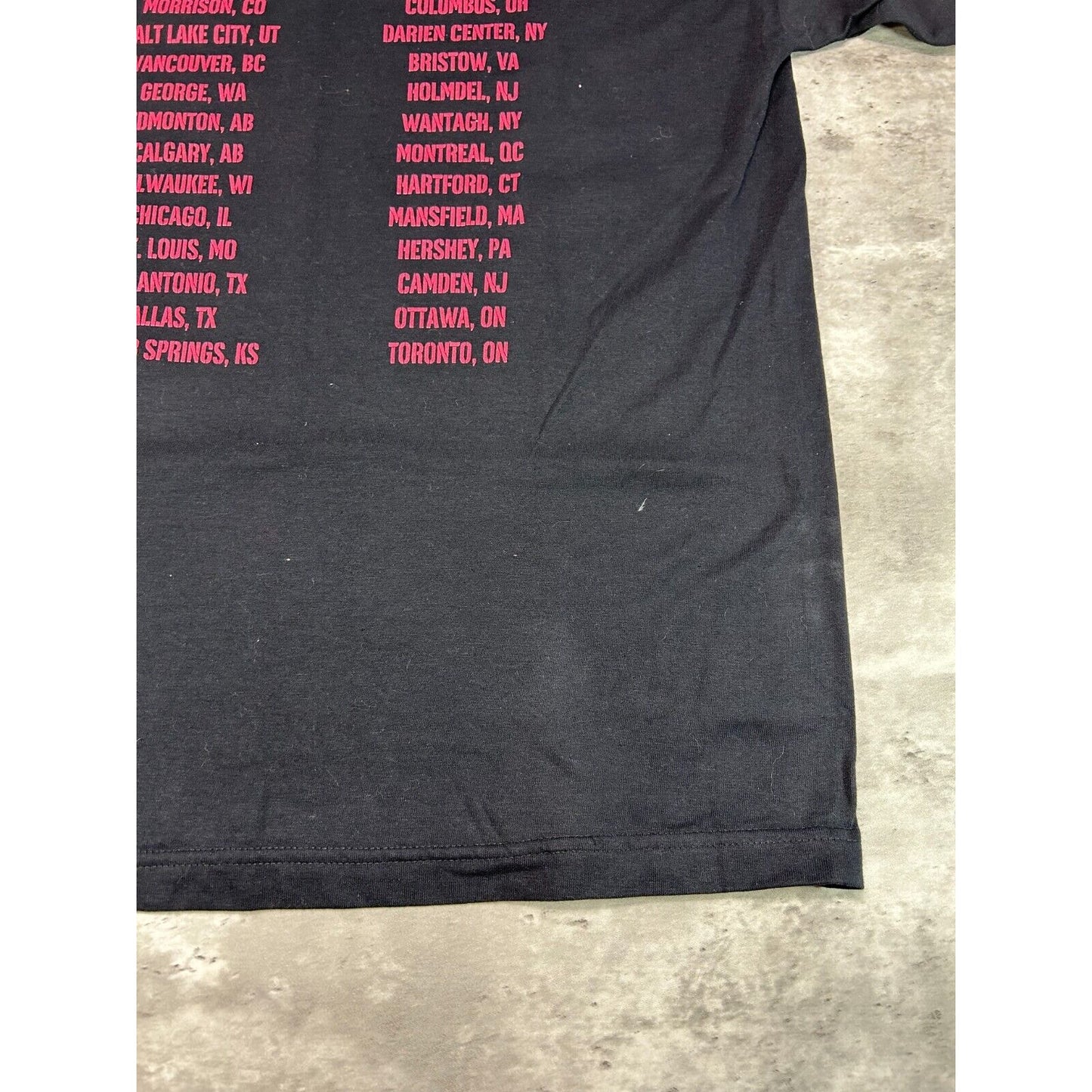 Vintage 2001 John Mellencamp Cuttin Heads Rock Music Tour T-Shirt Size Large