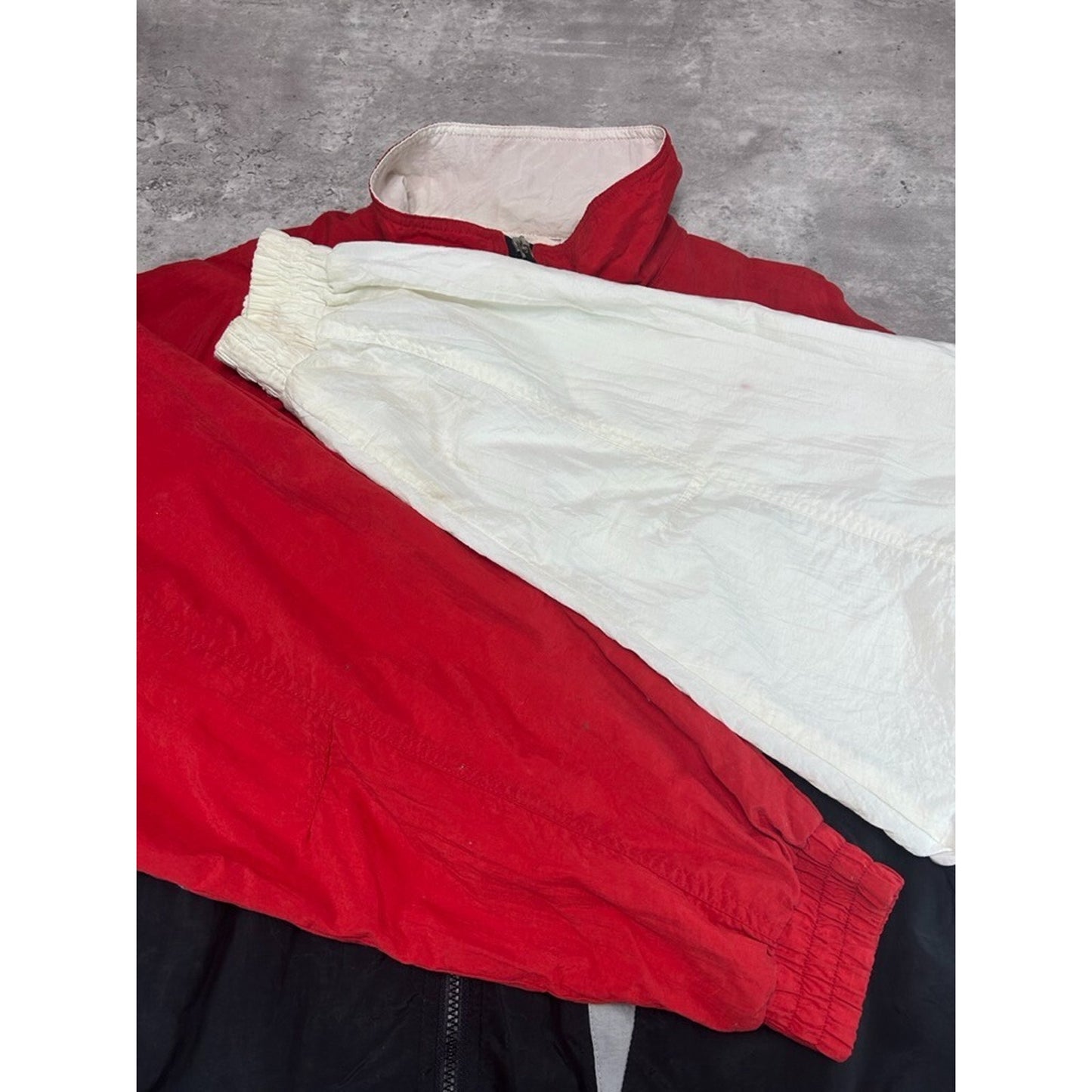 Vintage 90s Fila Pro Nylon Full Zip Windbreaker Jacket Size XXL