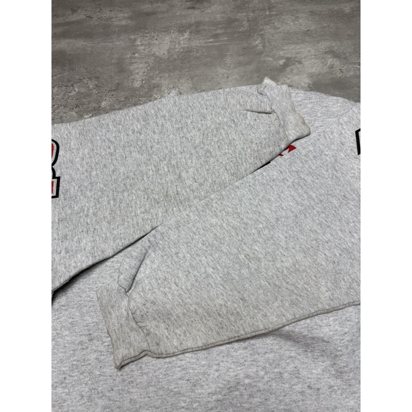 Vintage NASCAR Cafe Big Spell Out Destination Sweatshirt Size 2XL Gray