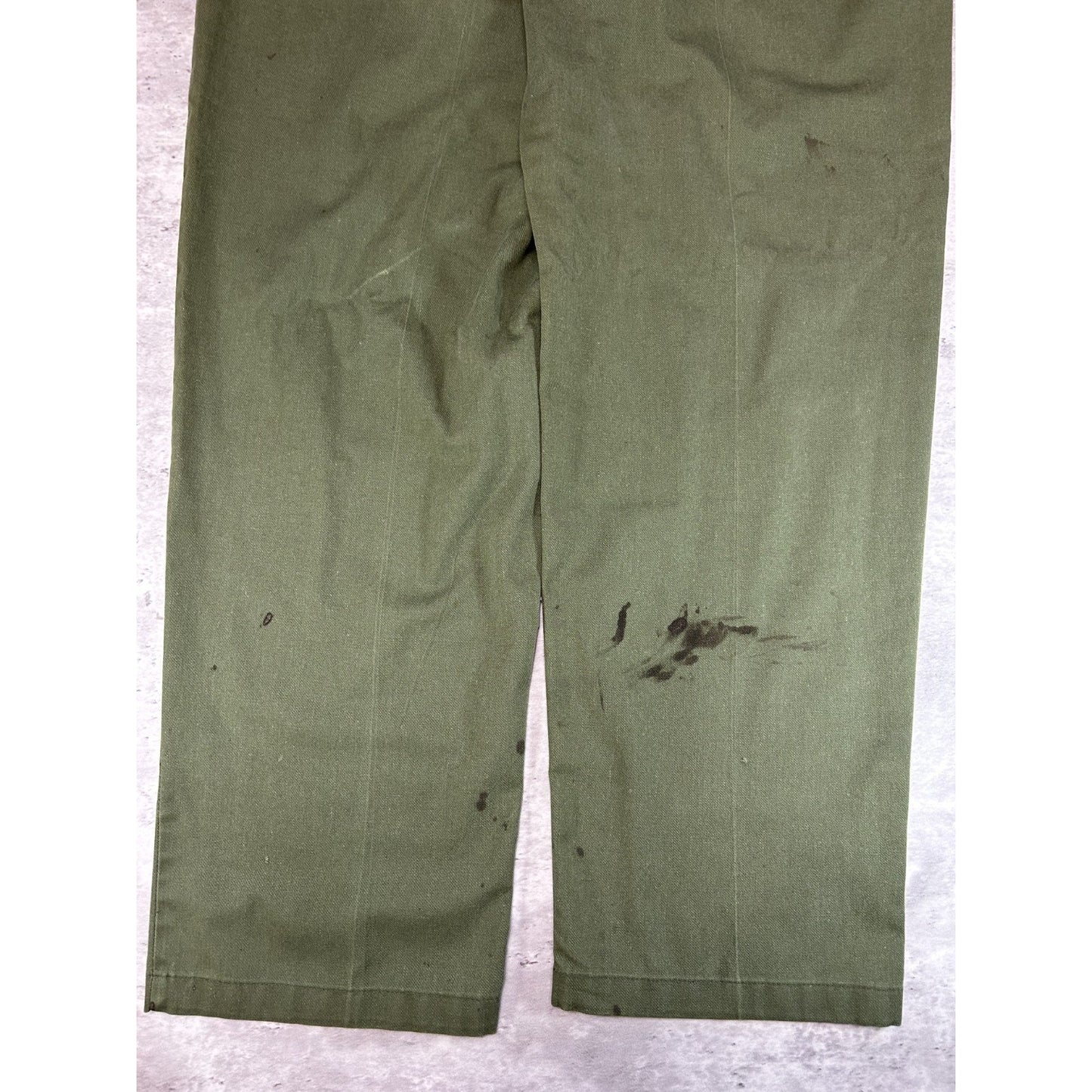 Vintage 80s/90s US Military OG-107 Trouser Style Pants Size 31 Green