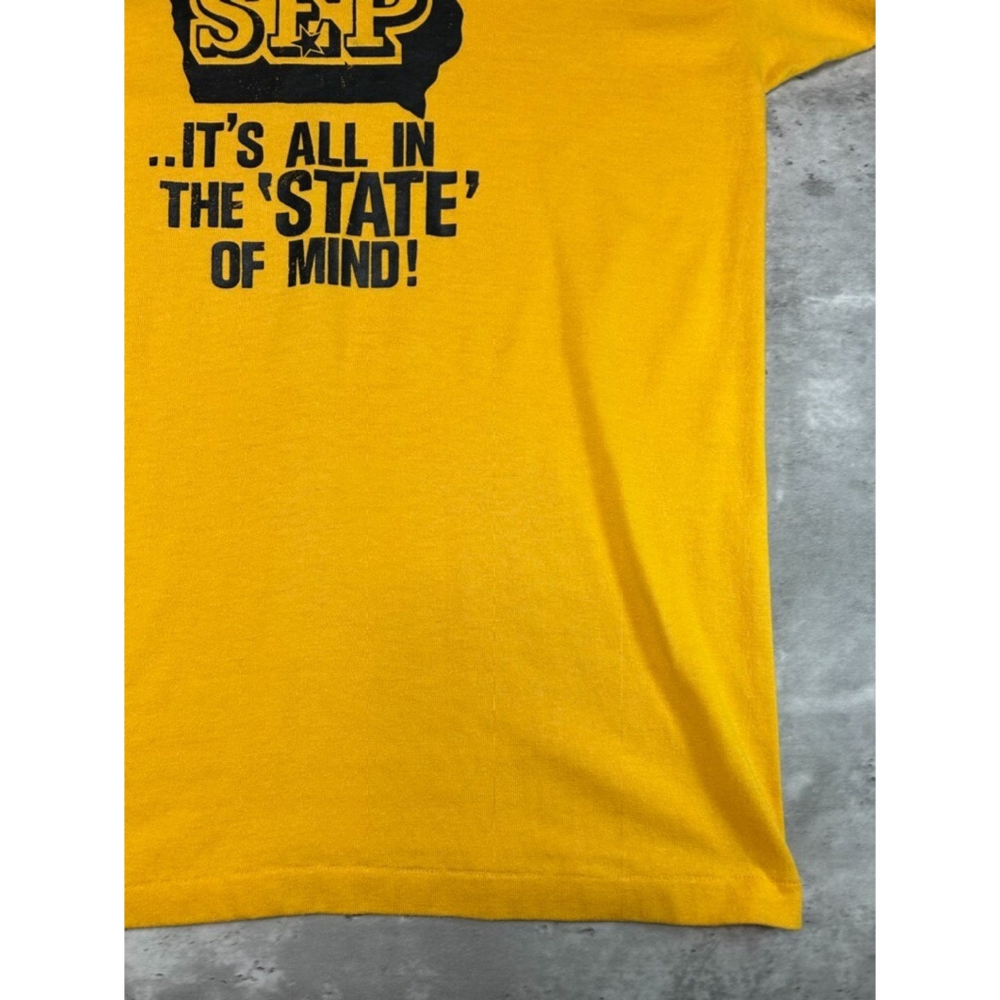 Vintage 1981 Think Big Basketball Tournament 3/4 Sleeve Graphic T-Shirt Size Large