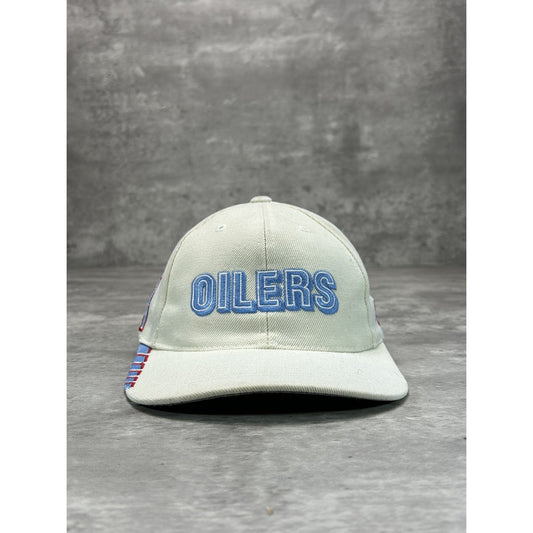 Vintage 90s Houston Oilers NFL Sports Specialties Embroidered Strapback Hat OSFA