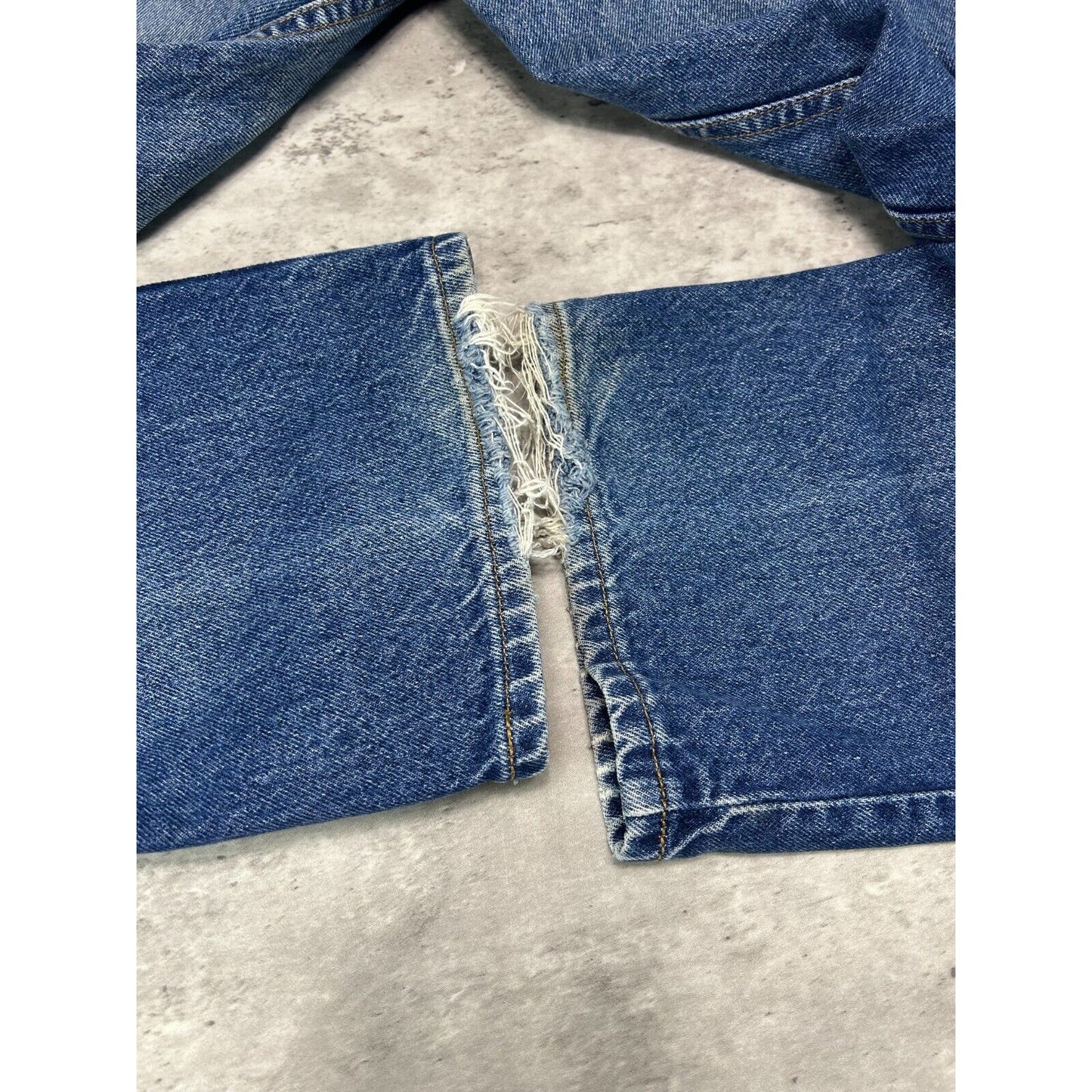 Vintage 80s/90s Levis 619 Orange Tab Medium Wash Denim Pants Size 36 Blue