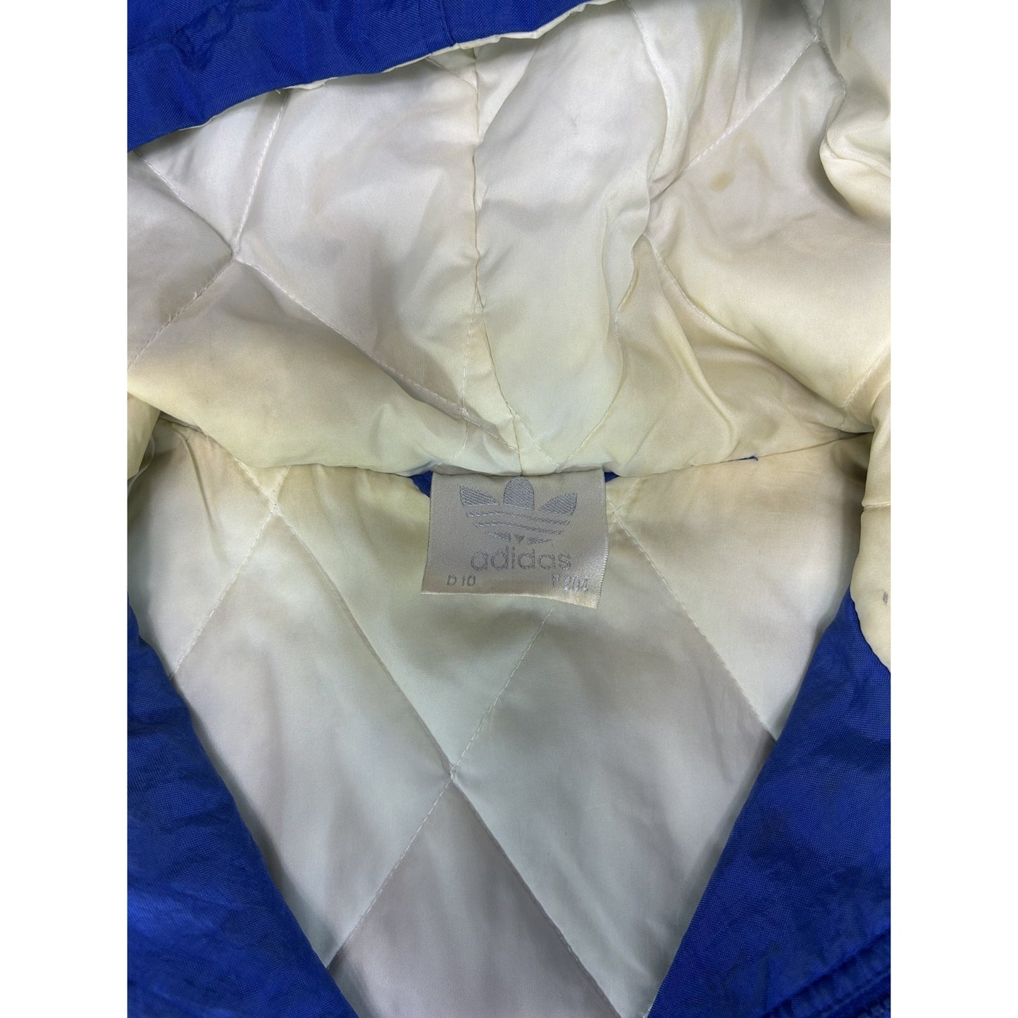 Vintage 90s Adidas Embroidered Trefoil Full Zip Insulated Hooded Jacket Size 2XL