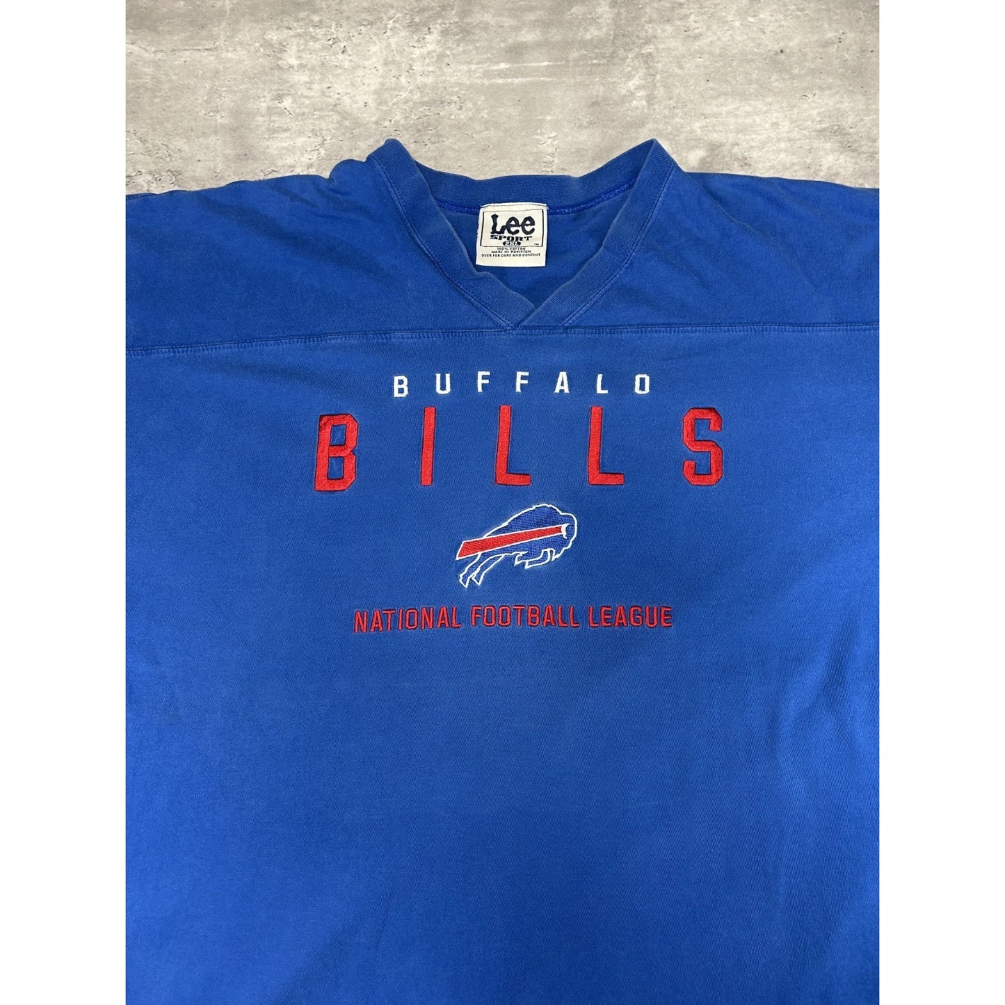 Vintage Buffalo Bills NFL Embroidered T-shirt Jersey Size 2XL