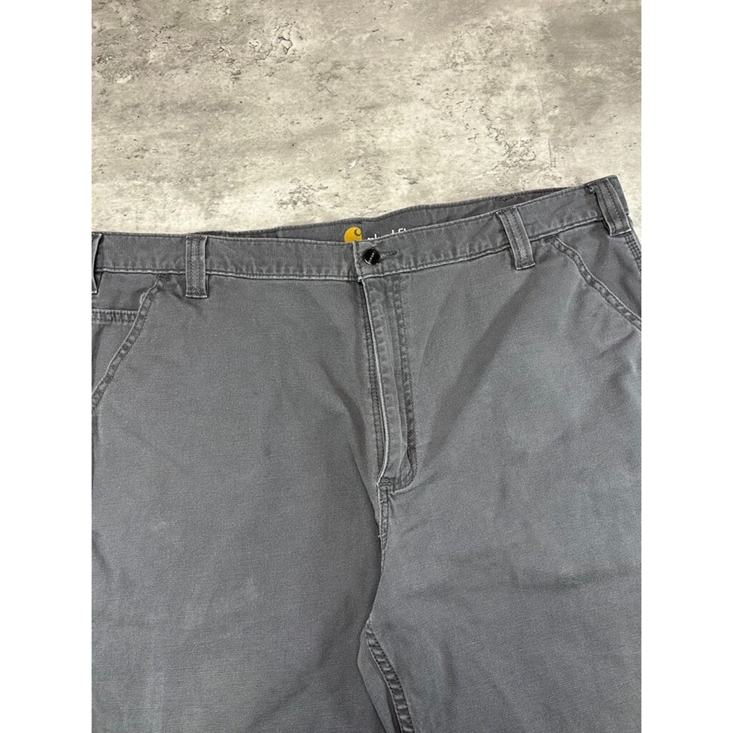 Carhartt Relaxed Fit Canvas Workwear Carpenter Shorts Size 42 Gray