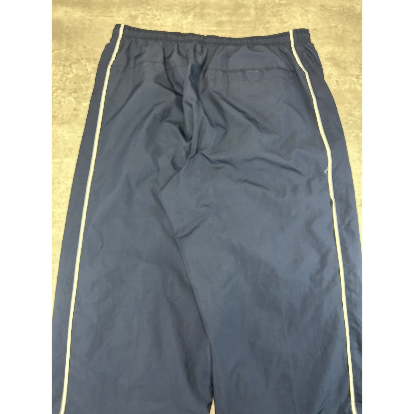 Vintage 2000s Nike Embroidered Swoosh Nylon Track Pants Size Large