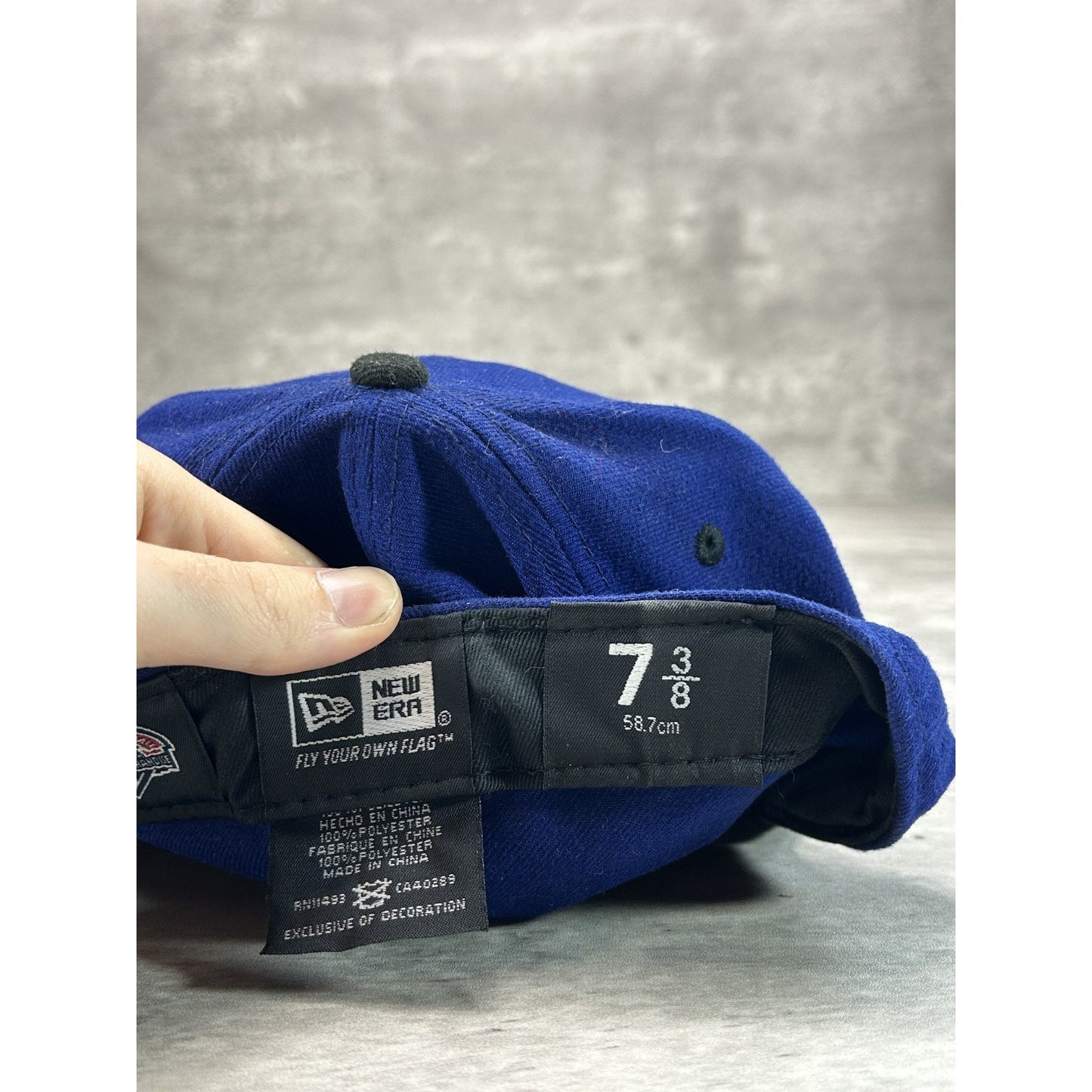 Durham Bulls MiLB Embroidered Logo Baseball Fitted Hat 7 3/8