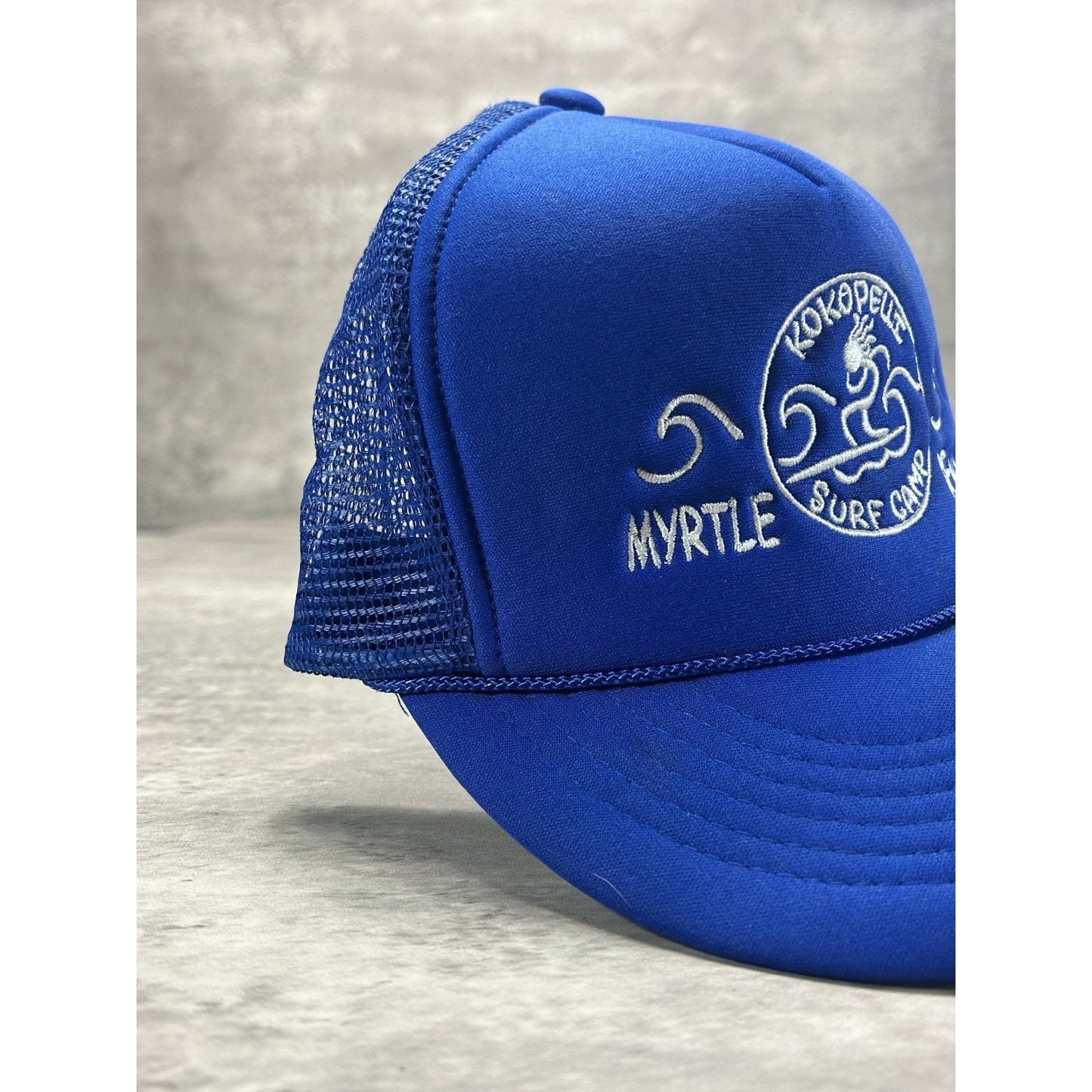 Vintage 90s Myrtle Beach Embroidered Spellout Destination Snapback Hat OSFA