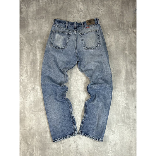 Vintage Wrangler Authentics Medium Wash Denim Pants Size 35 Blue