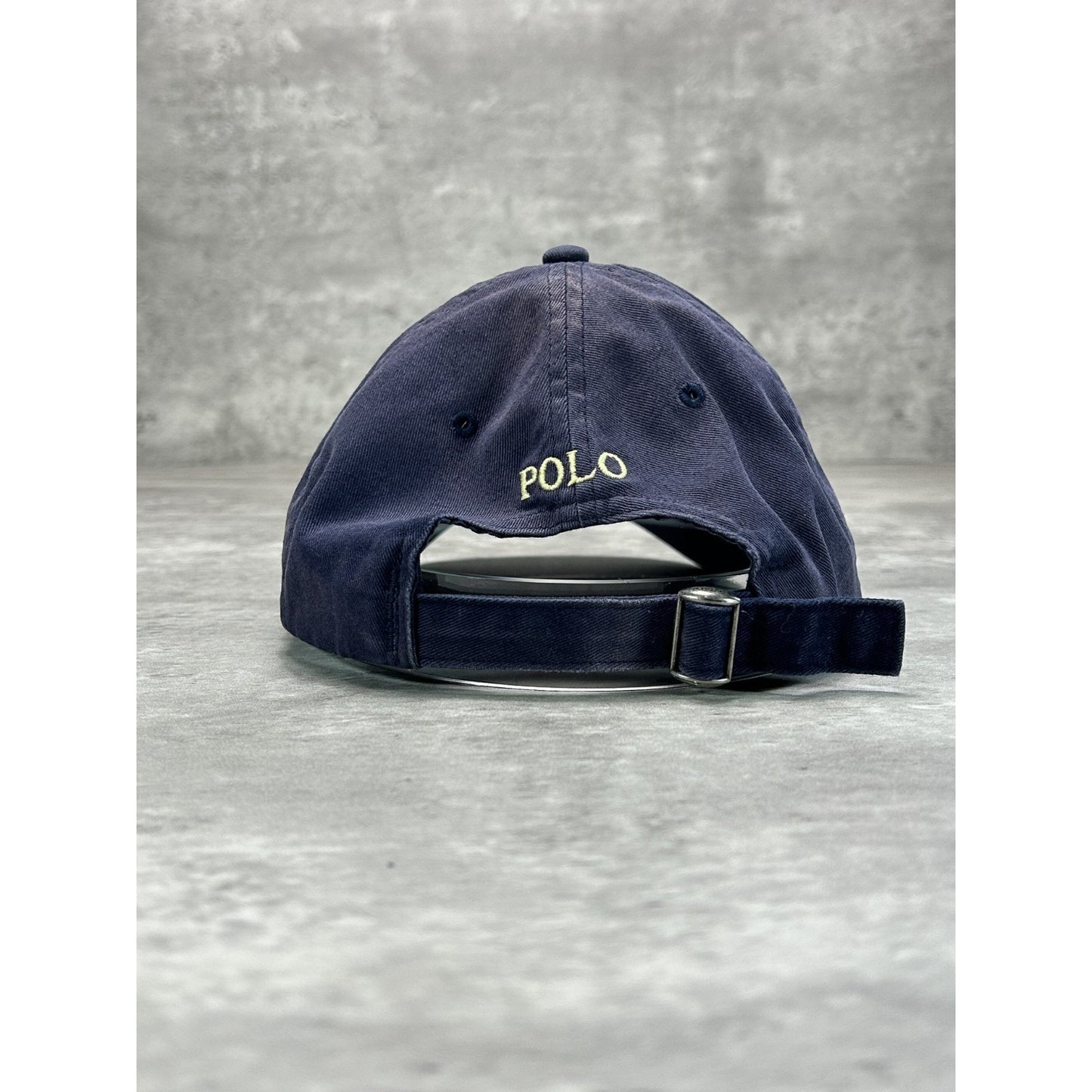 Vintage Polo Ralph Lauren Embroidered Pony Strapback Hat OSFA Blue