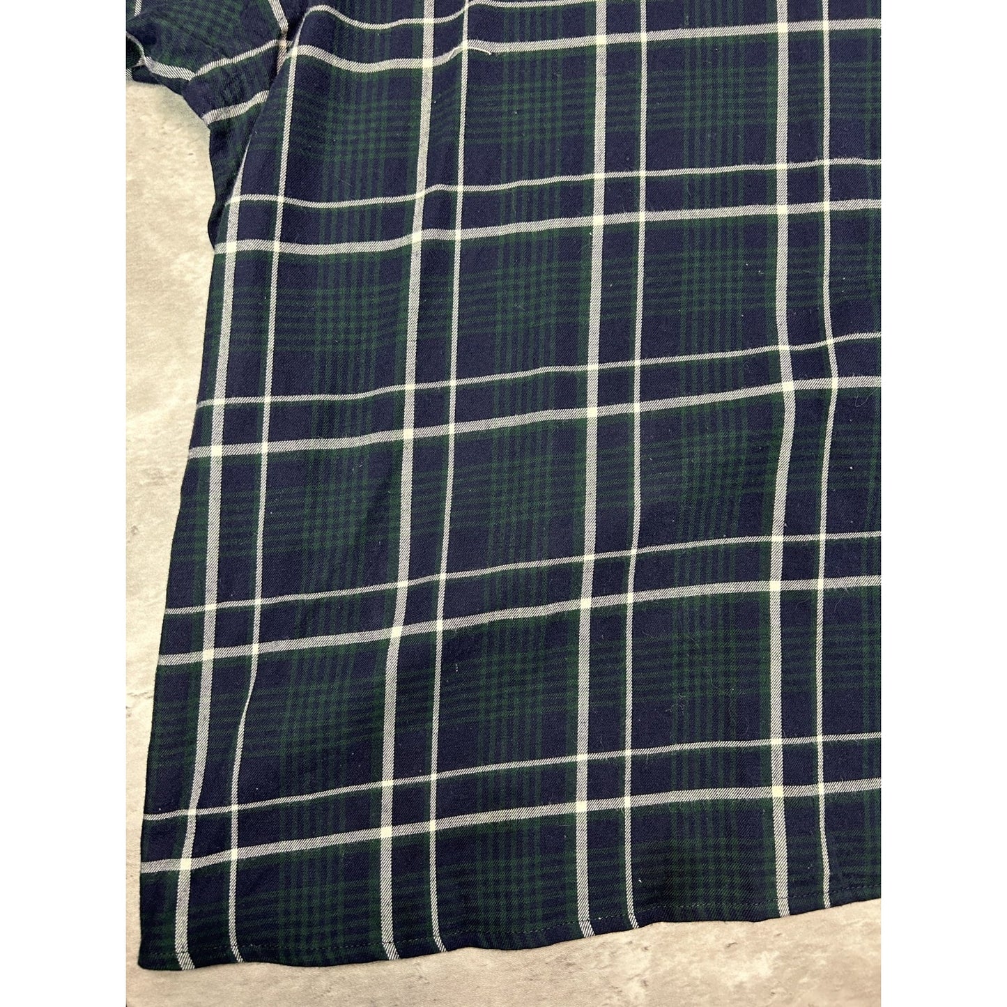 VTG Polo Ralph Lauren Plaid Reworked Cropped Long Sleeve Button Up Shirt Sz XXL