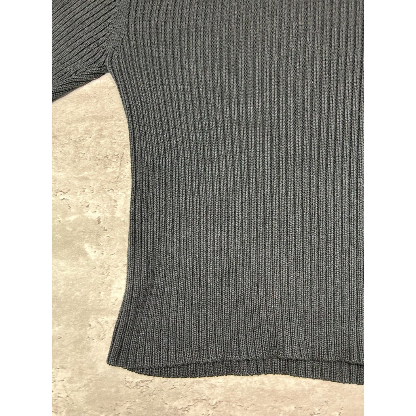 Unioin Bay Ribbed Pull Over Turtle Neck Knit Sweater Size XL Black
