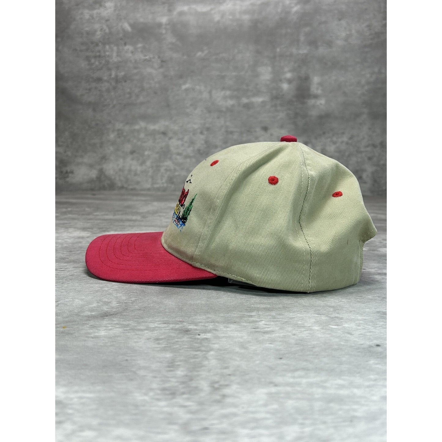 Vintage 90s Northland Fishing Tackle Embroidered Spellout Snapback Hat OSFA