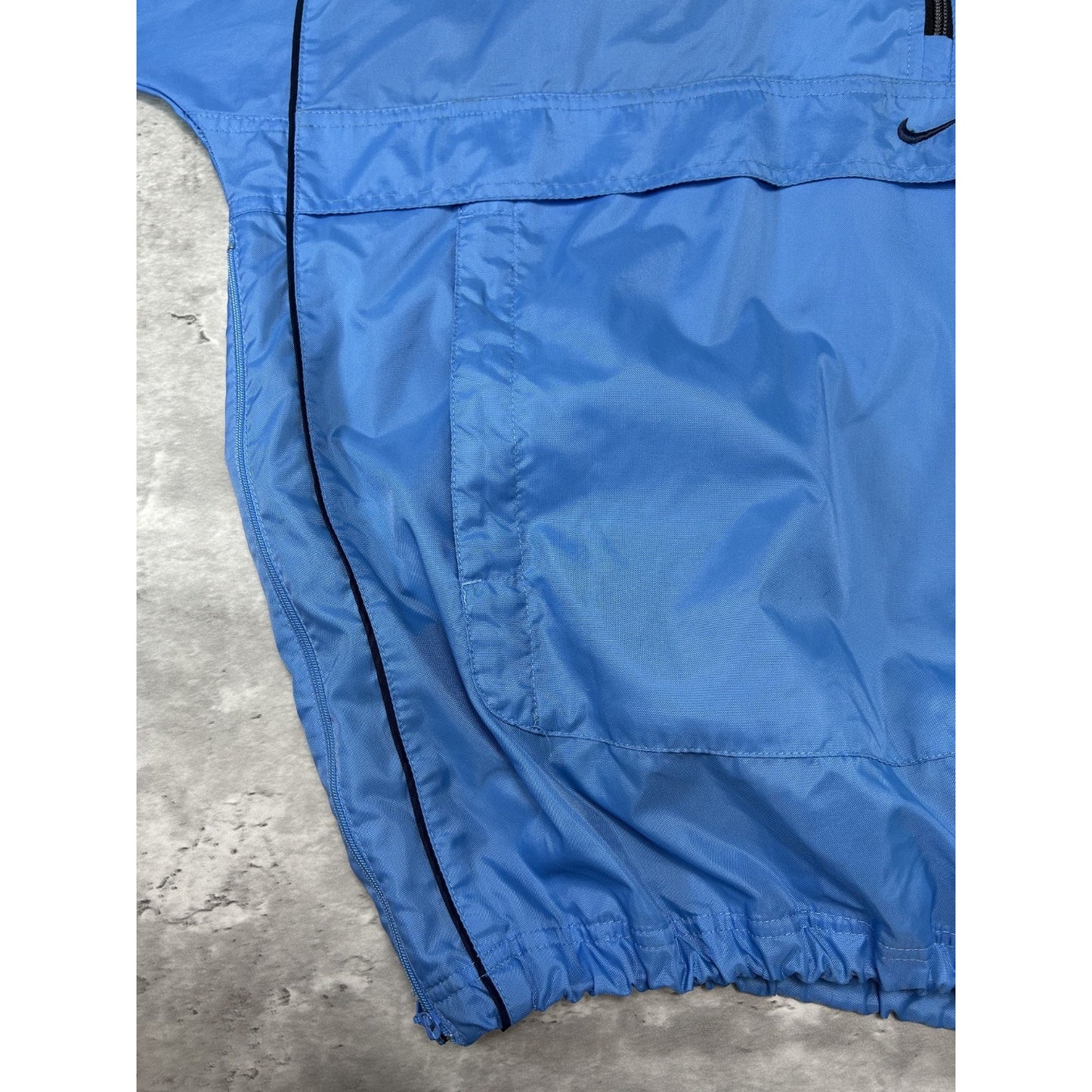 Vintage 2000s Nike Embroidered Swoosh 1/2 Zip Windbreaker Jacket Size Medium