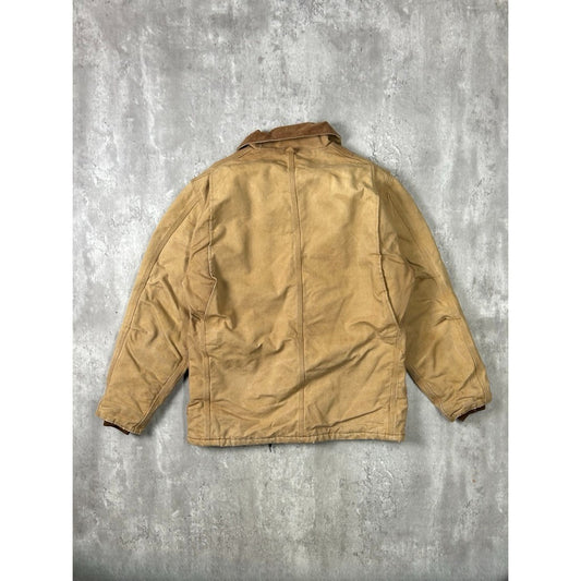 Vintage Carhartt Insulated Canvas Workwear Arctic Jacket Size XL