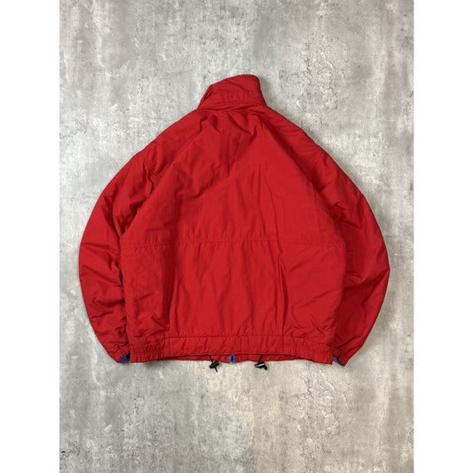 Vintage 90s Patagonia Full Zip Nylon Outdoors Windbreaker Jacket Size Medium Red