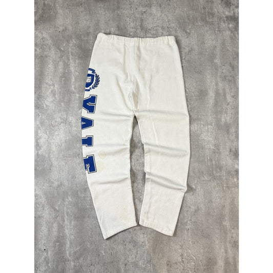 Vintage Yale Bulldogs NCAA Collegiate Crest Spellout Sweat Pants Size Large