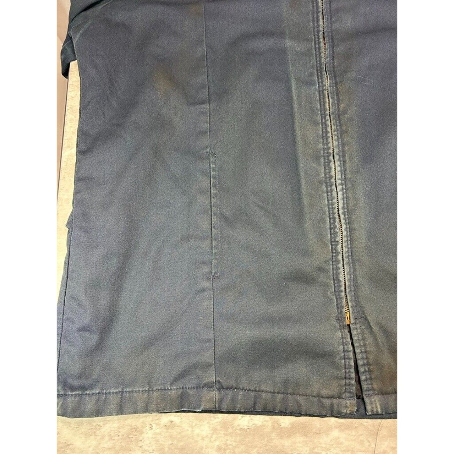 Cintas Quilted Lined Canvas Work Wear Full Zip Detroit Style Jacket Size XXL