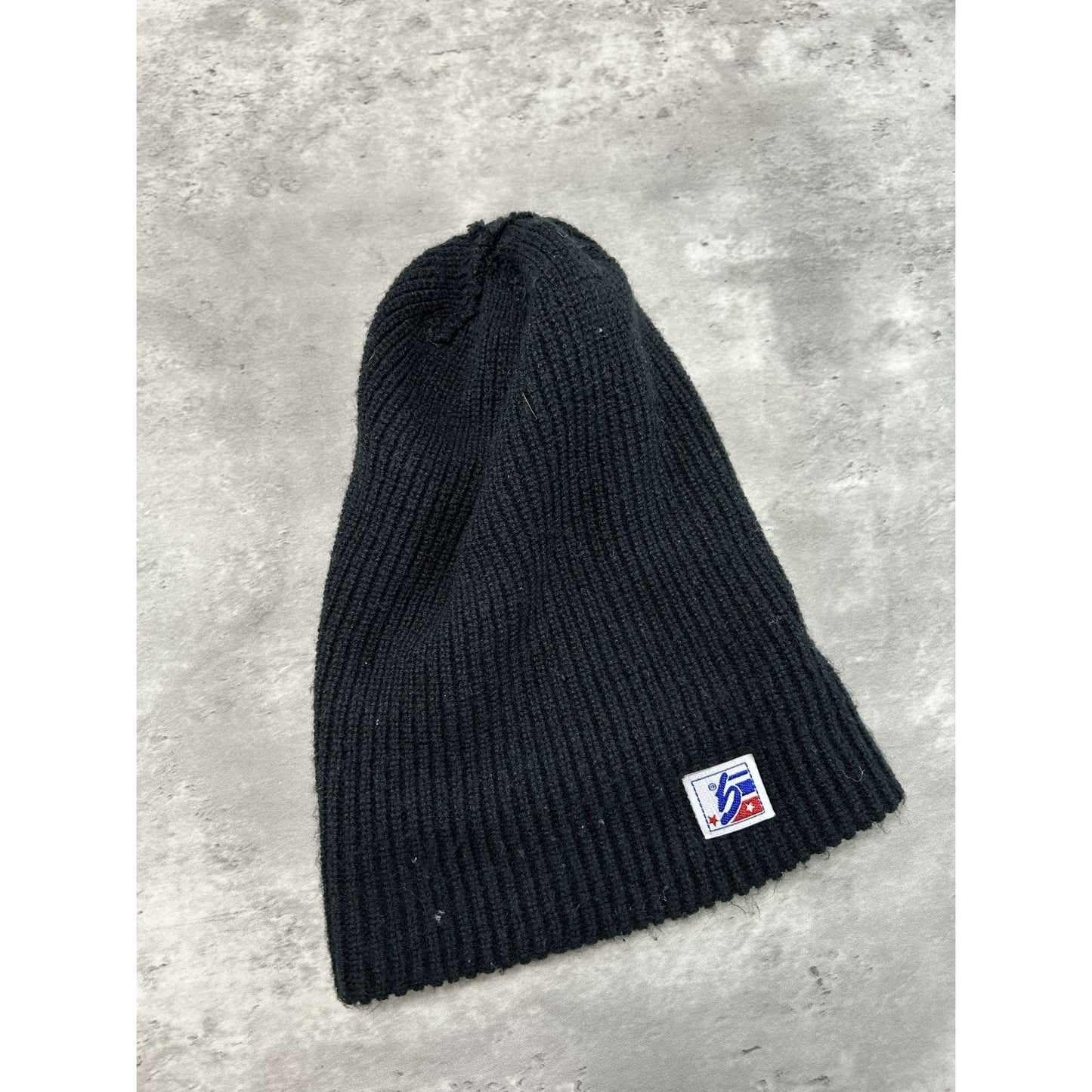 Vintage 90s Boston Bruins NHL Embroidered Logo Spellout Beanie Hat OSFA
