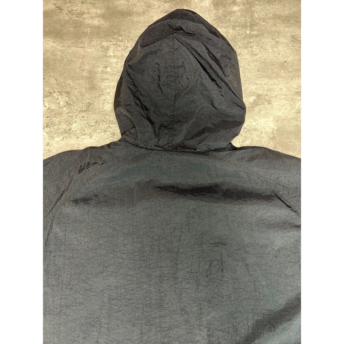 Vintage 2000s Nike Embroidered Logo Full Zip Nylon Jacket Size Large Black