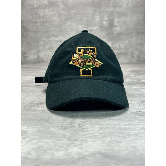 Vintage 90s Disney Winnie The Pooh Embroidered Tigger Strapback Hat OSFA Green