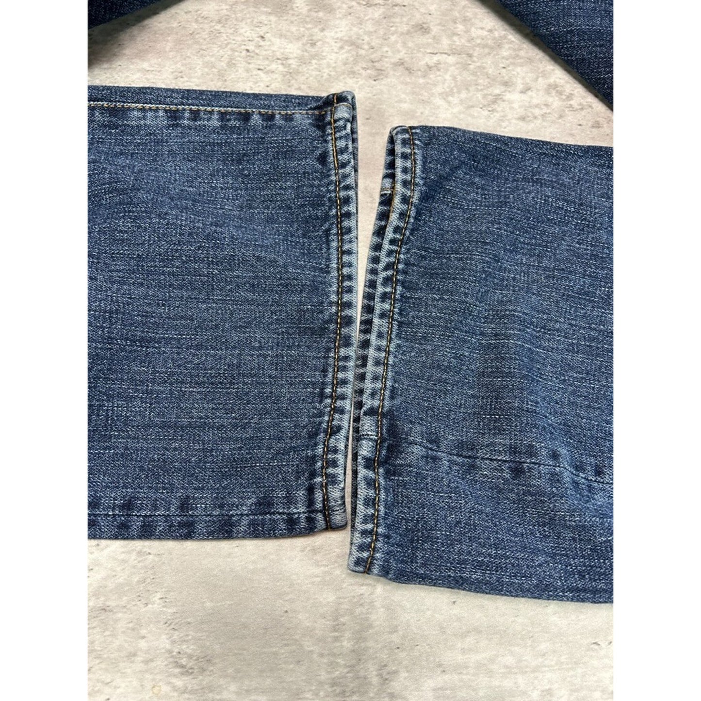 Vintage Y2K Evisu Embroidered Arches Dark Wash Denim Pants Size 40 Blue