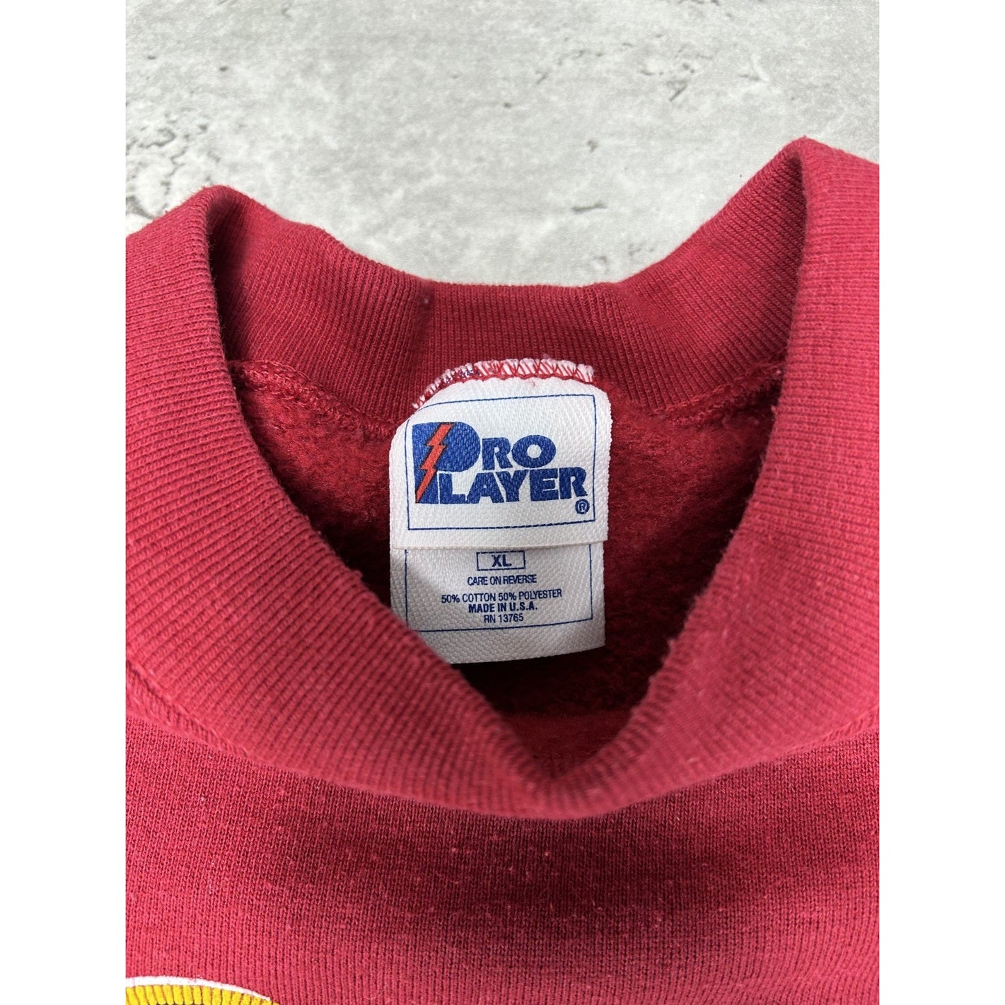 Vintage 1996 San Francisco 49ers NFL Graphic Spellout Football Sweatshirt Sz XL