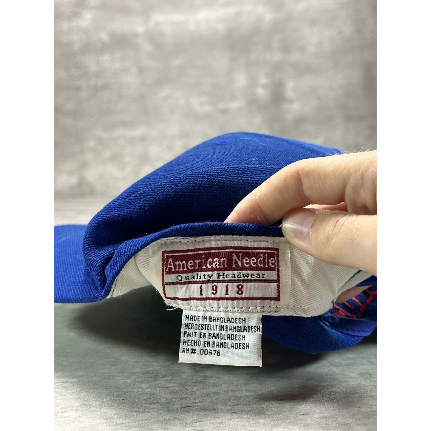 Vintage 90s Chicago Cubs MLB Embroidered Logo Baseball Snapback Hat OSFA Blue