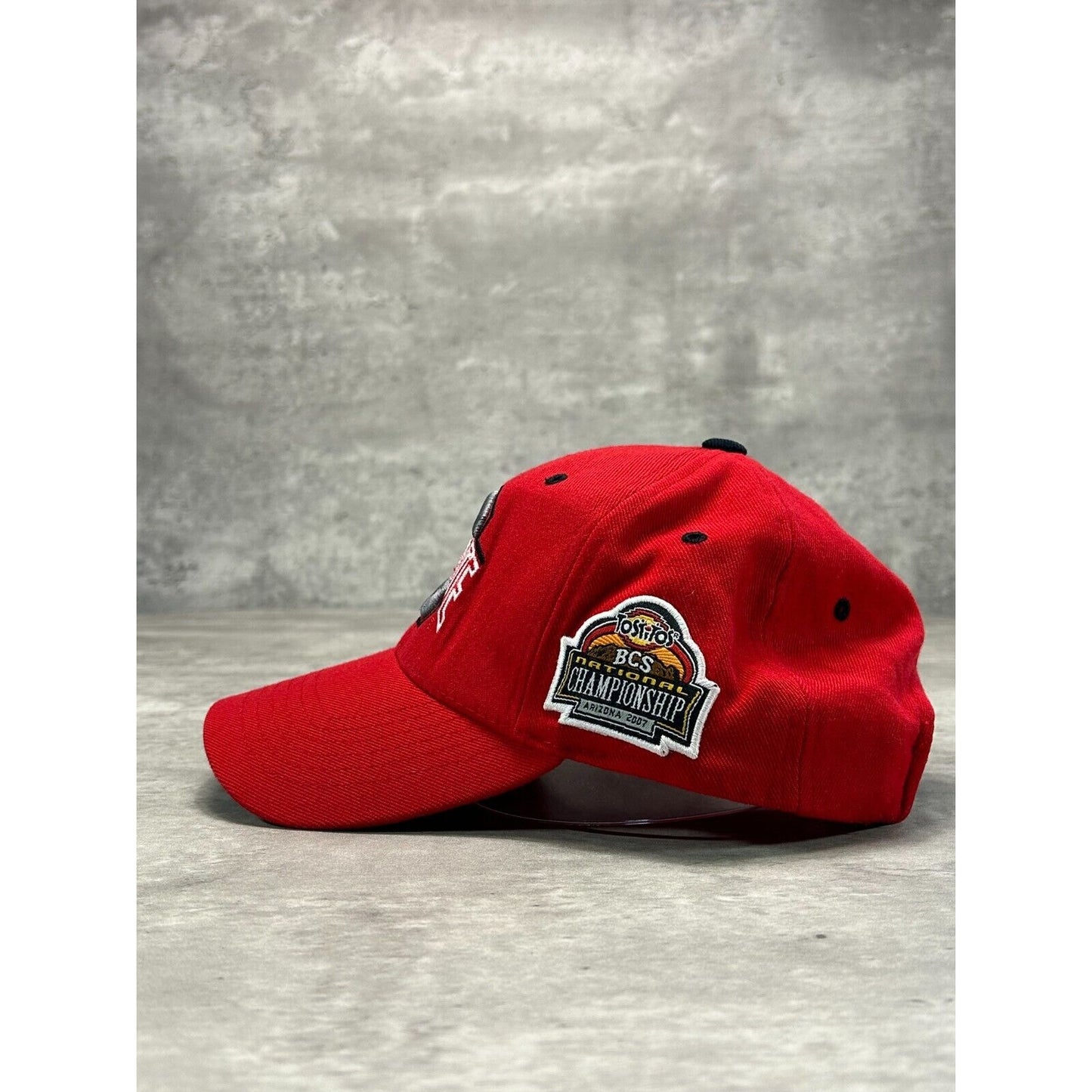 Ohio State Buckeyes NCAA Embroidered Logo Snapback Hat OSFA Red