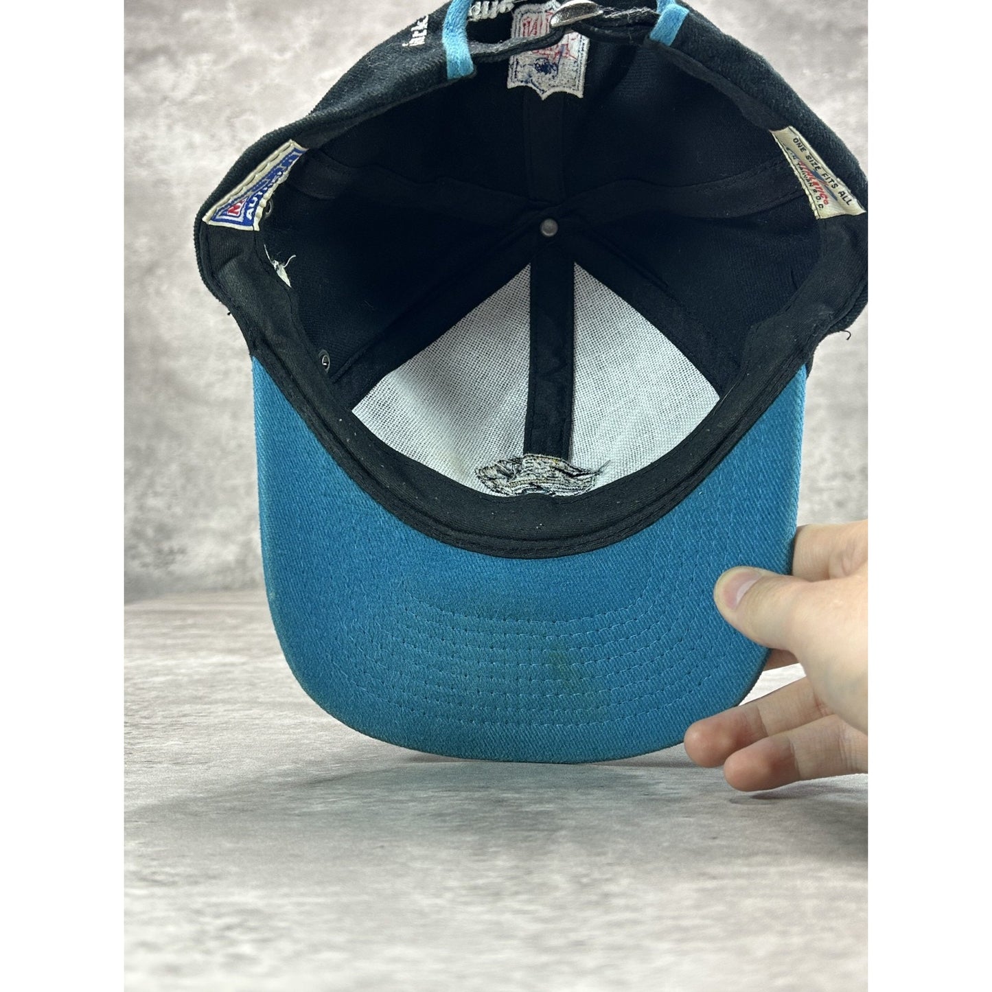VTG 90s Jacksonville Jaguars NFL Embroidered Logo Athletics Strapback Hat OSFA