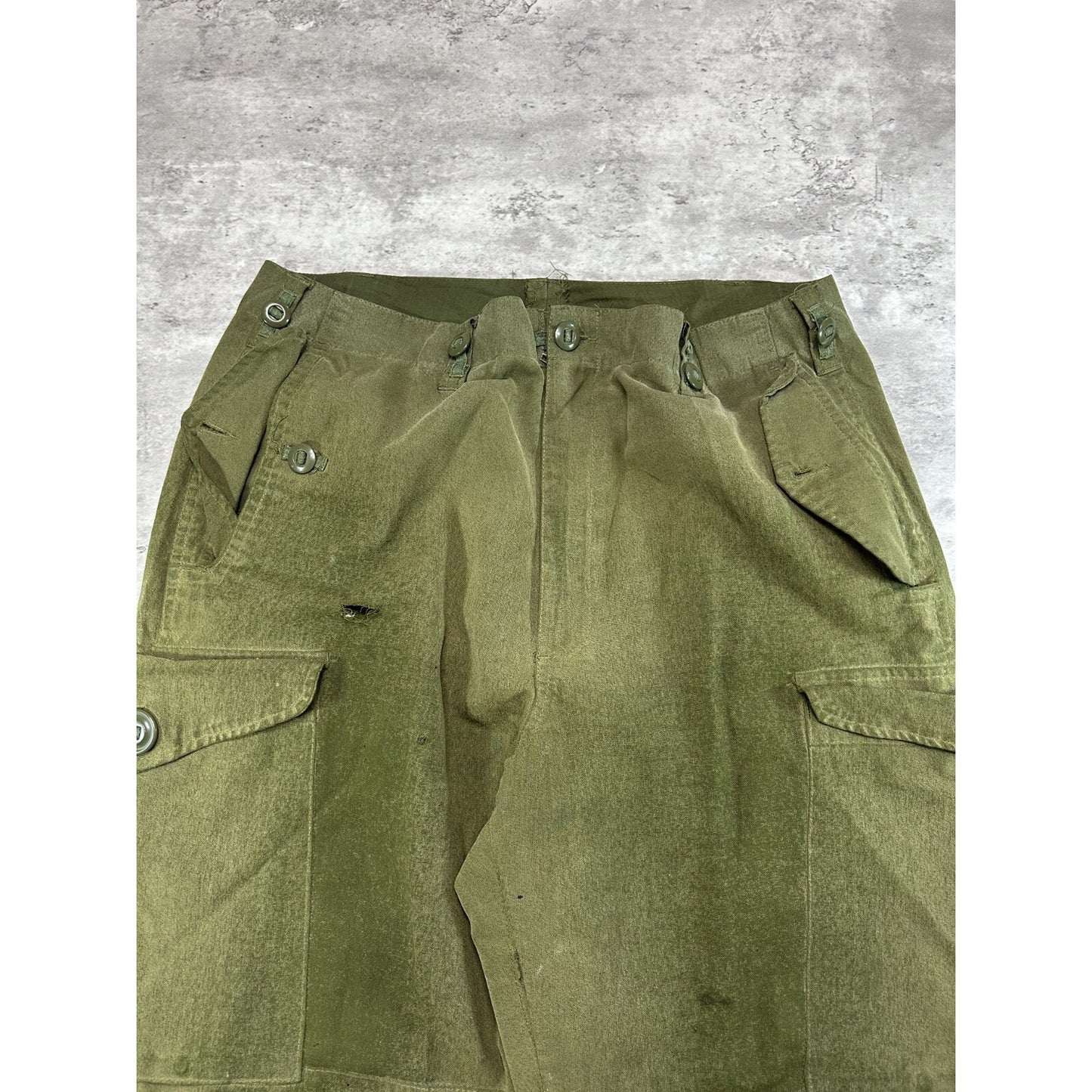Vintage 1980s/90s MIlitary Nato Army Cargo Pants Size 36 Green