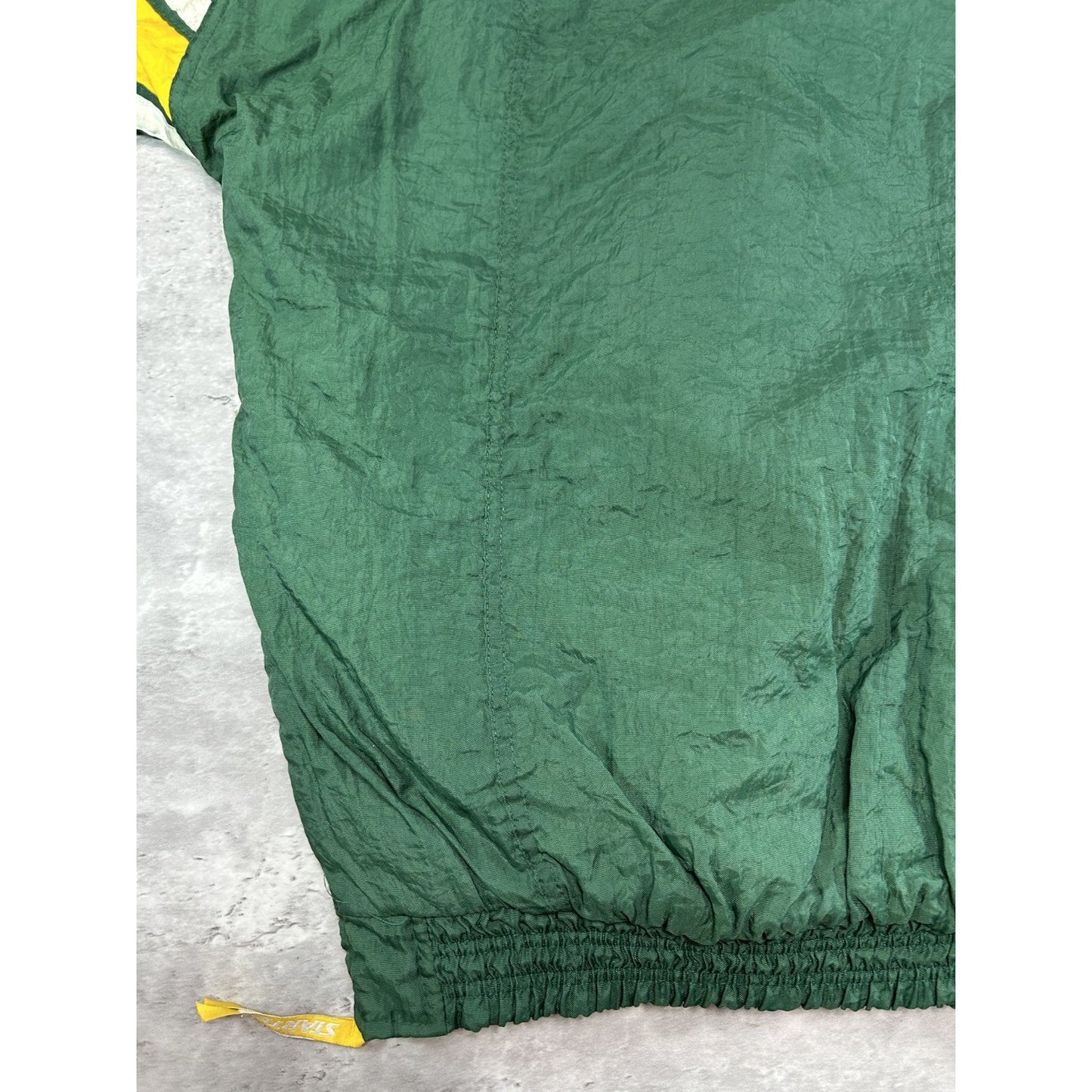 Vintage 90s Green Bay Packers NFL Embroidered Insulated Jacket Size Medium