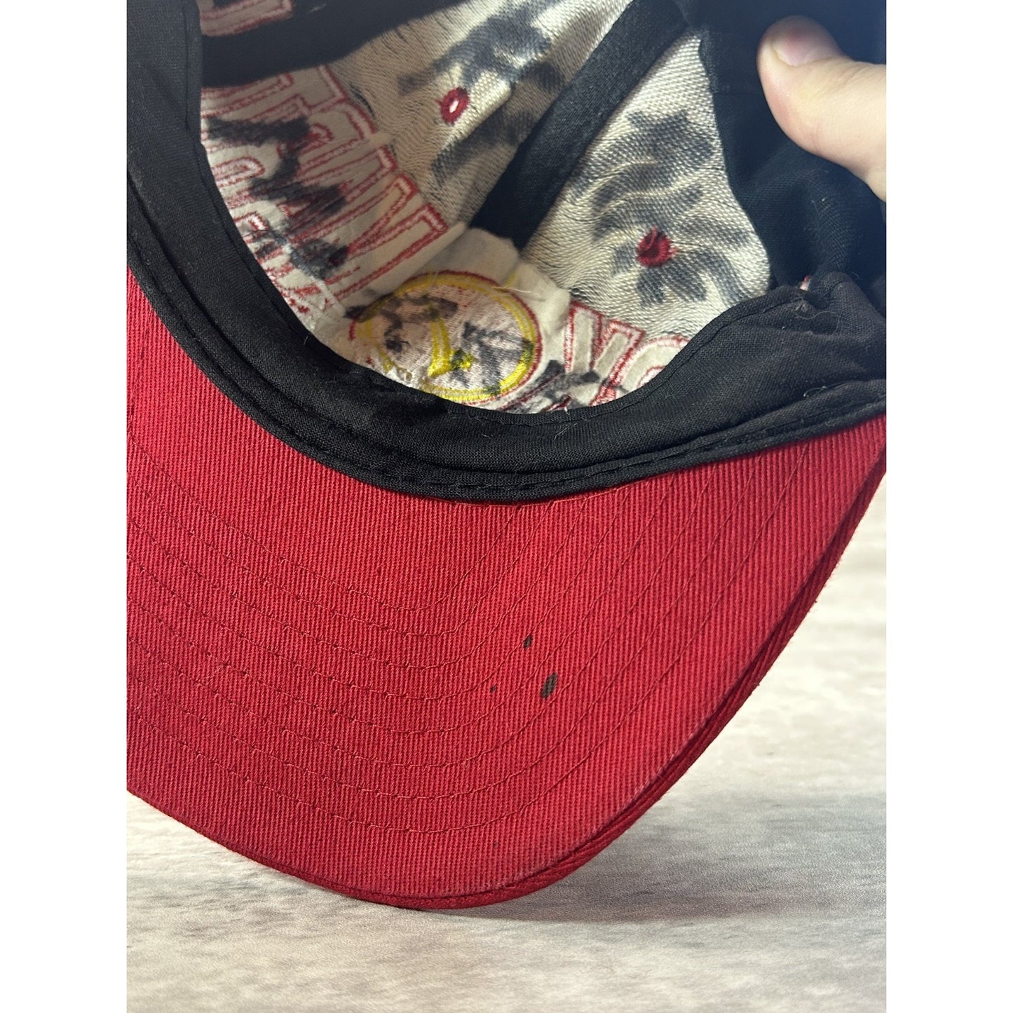 Vintage 90s Mark Martin #60 Roush Racing Nascar Embroidered Snapback Hat OSFA