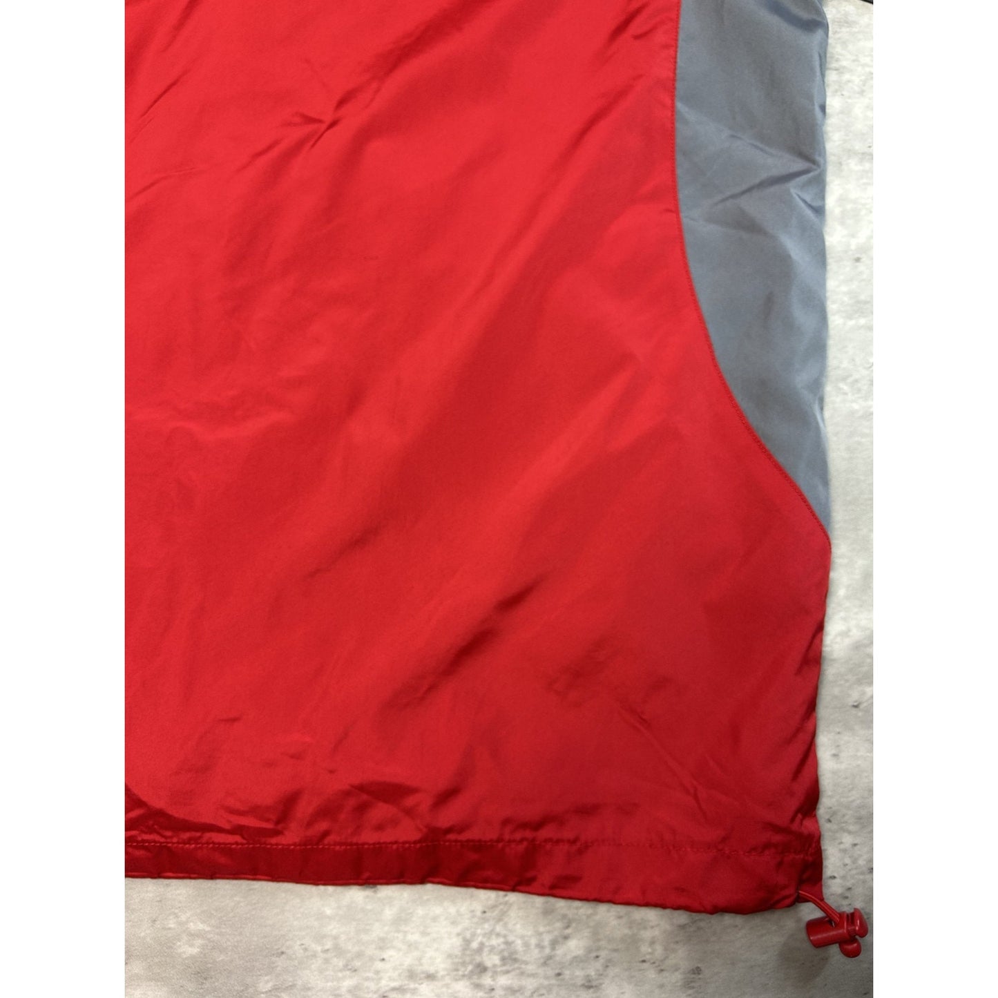 Kansas City Chiefs NFL Embroidered Logo Nylon Windbreaker Size XL