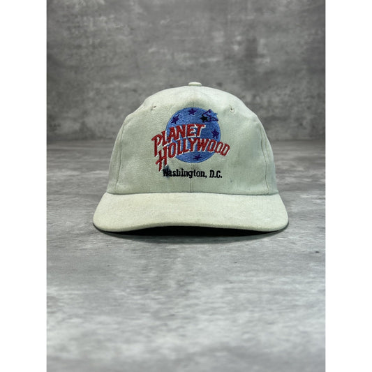 Vintage 90s Planet Hollywood Washington DC Destination Snapback Hat OSFA