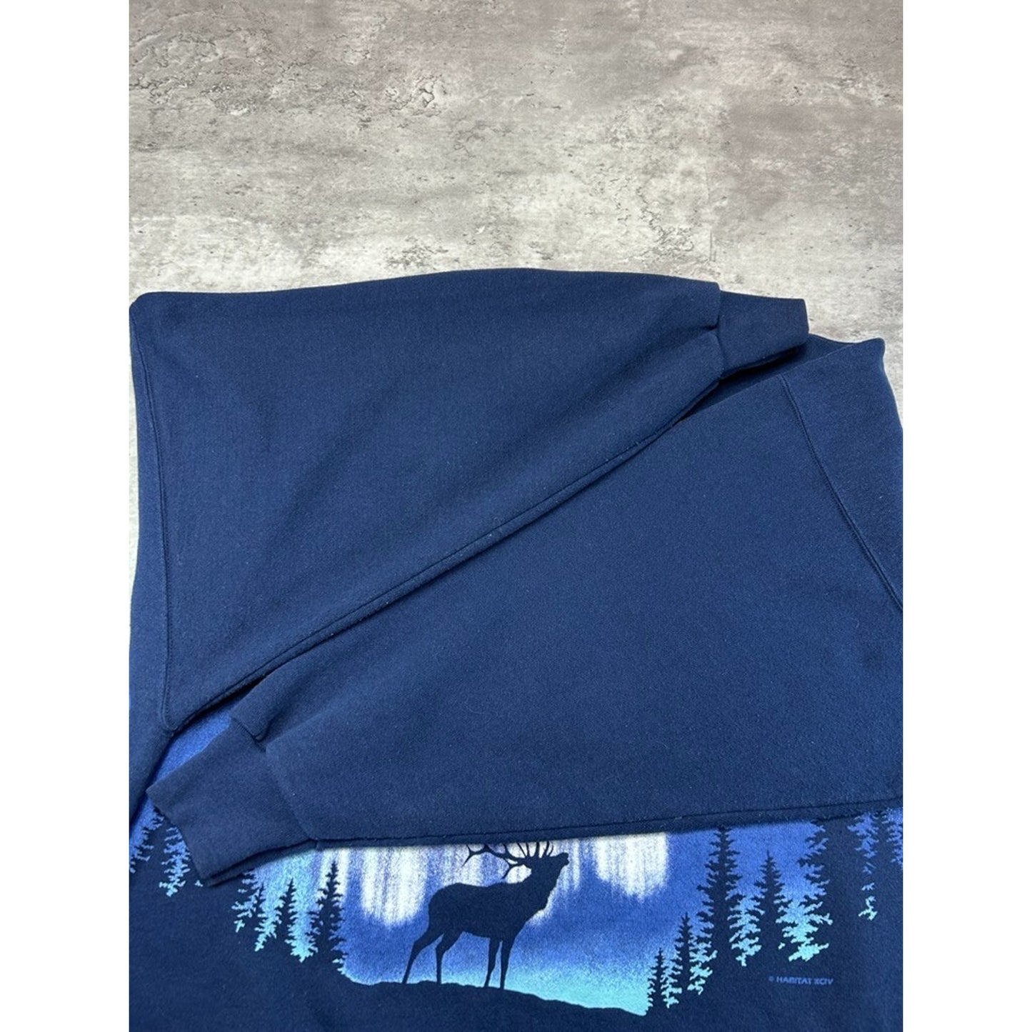 Vintage 90s Rocky Mountains Nature All Over Print Destination Sweatshirt Size XXL