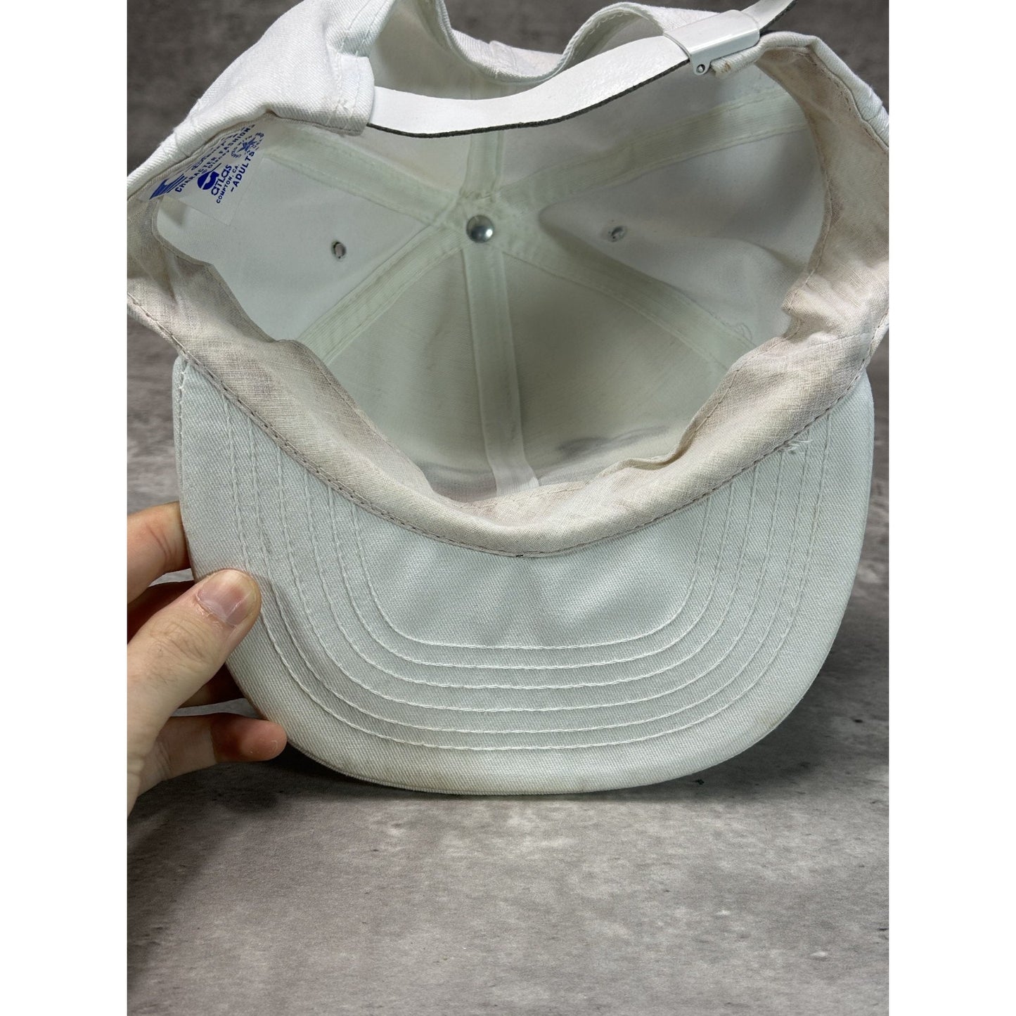 Vintage 90s Disney Reel Art Of Animation Embroidered Spellout Strapback Hat OSFA