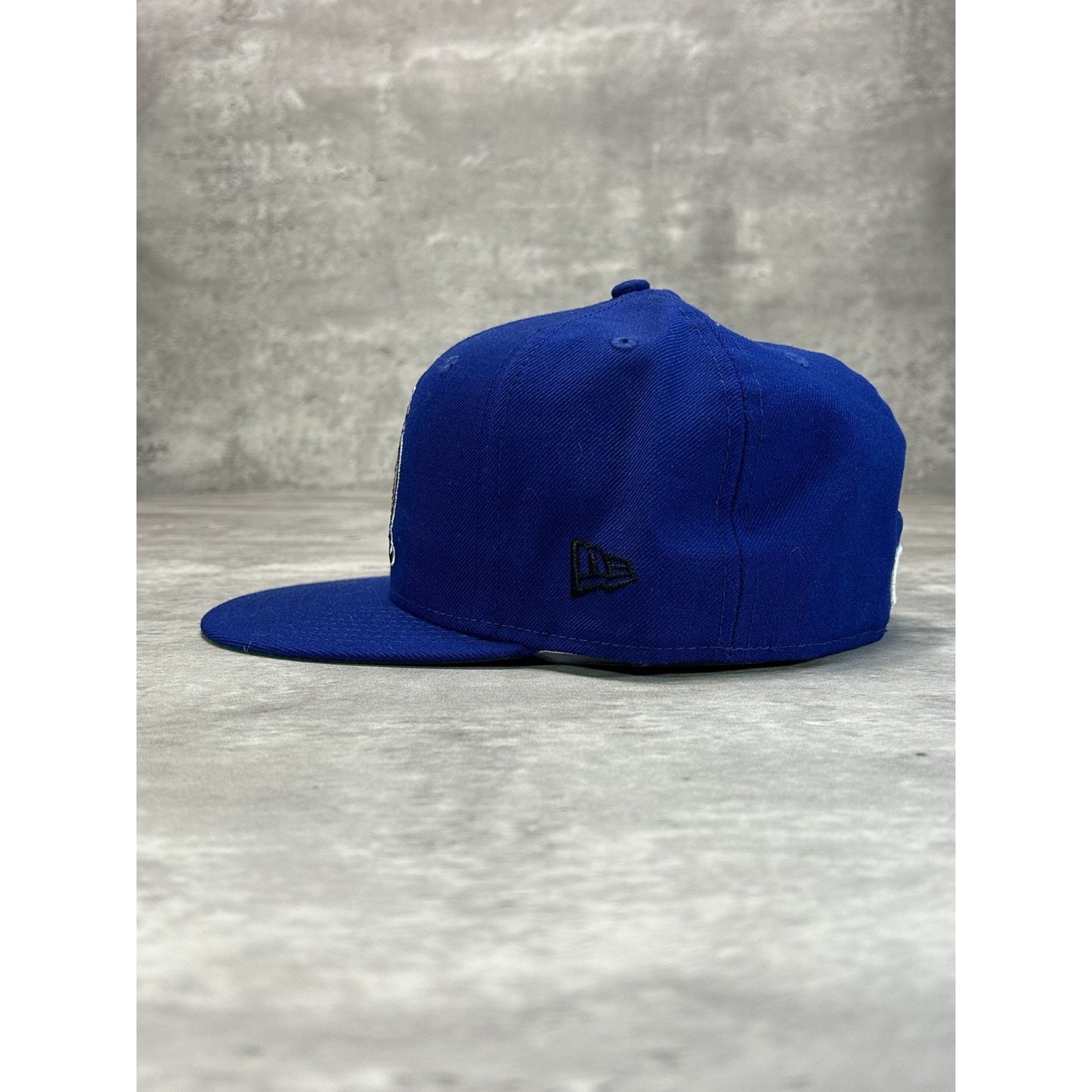 San Bernardino Stampede MiLB Embroidered Logo Baseball Fitted Hat 7 1/2 Blue